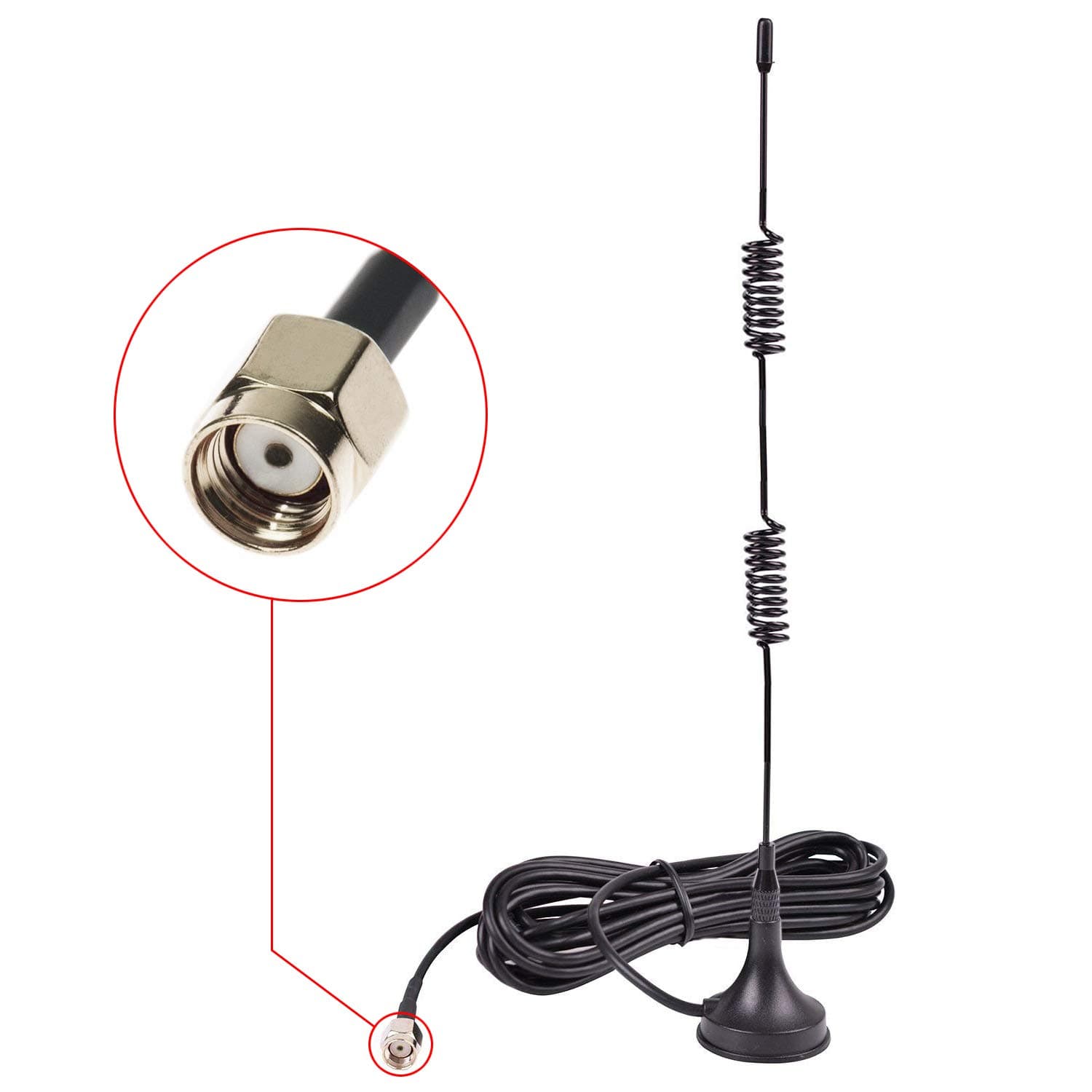 Antenna Extension Cord 7DB 10 FT with Magnetic Stand Base for Cromorc CCTV Security Camera SMA Female Connector