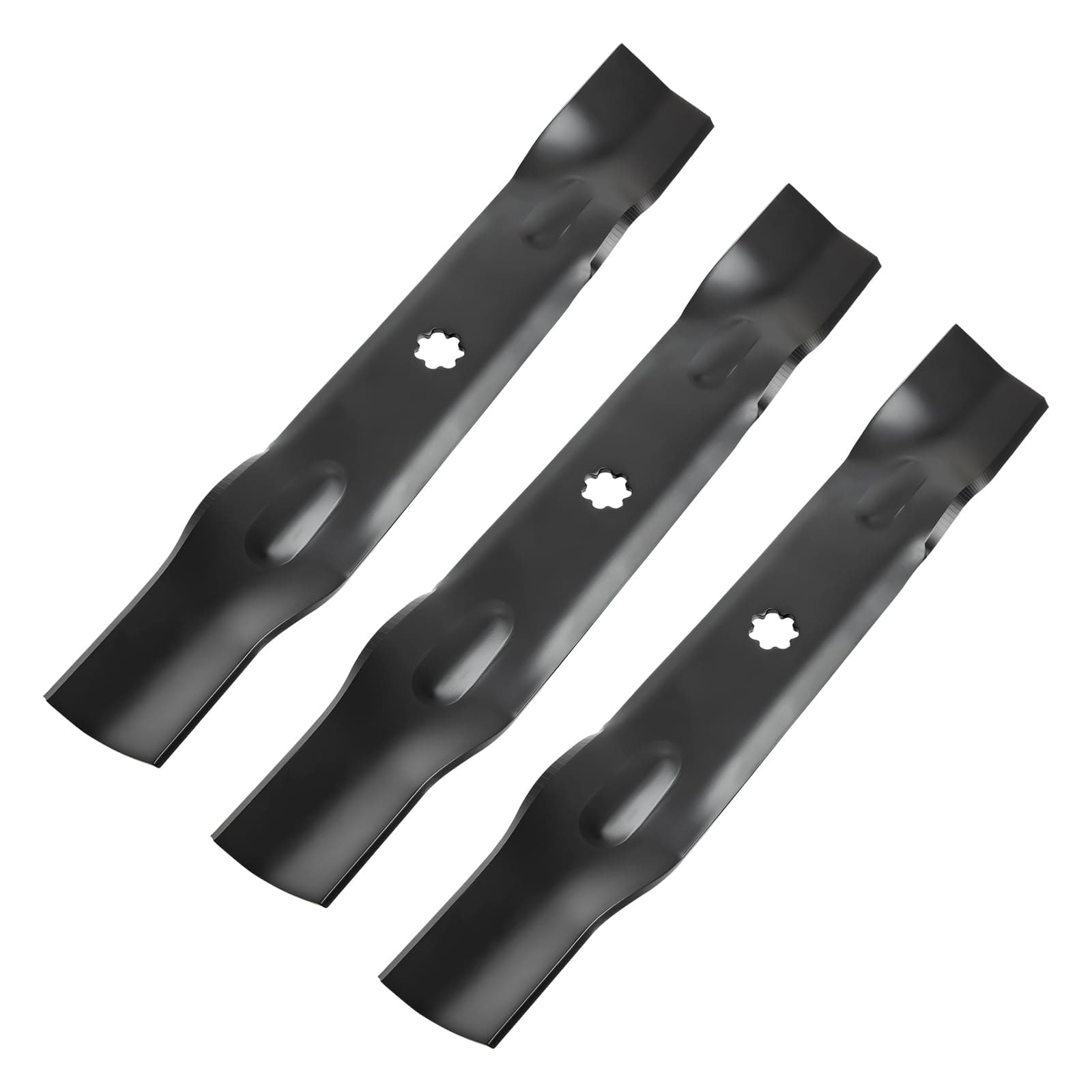 GY20852 Mower Blades Fit for John Dee re 48" Lawn Mower, GX21784 High Lift Mower Blades Compatible with 145 155C D140 D150 D160 LA130 LA140 LA145, Replace for GX21785 AM137757 AM141035, 3 Pack