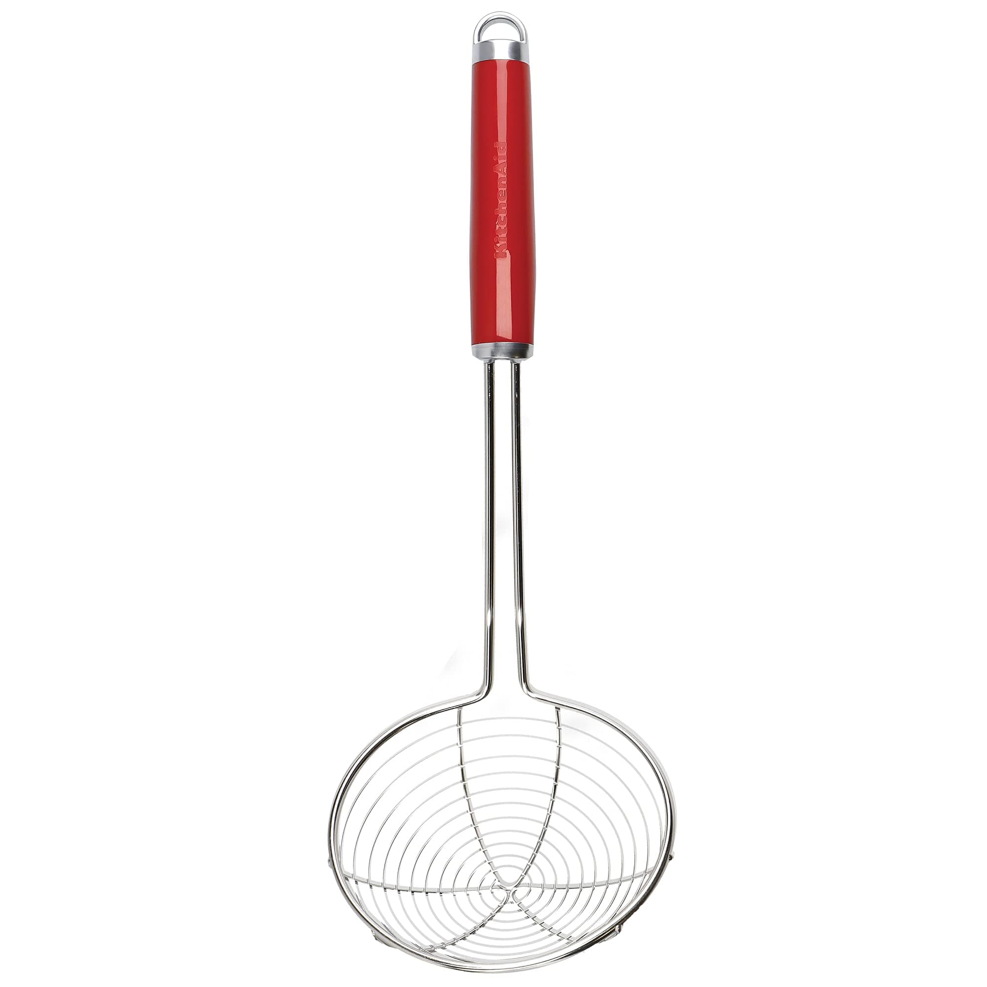 KitchenAid Stainless Steel Slotted Strainer - Empire Red