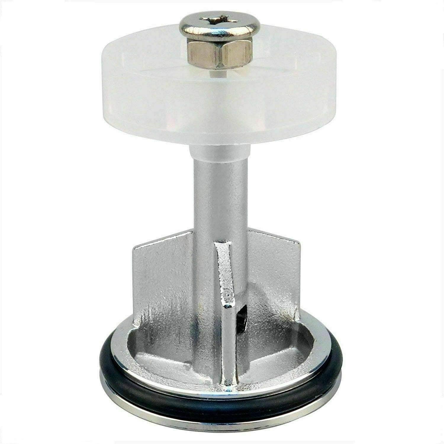 Heavy Duty Chrome Plated 40mm Pop Up Basin Waste Sink Push Button Click Clack Plug Slotted Bathroom