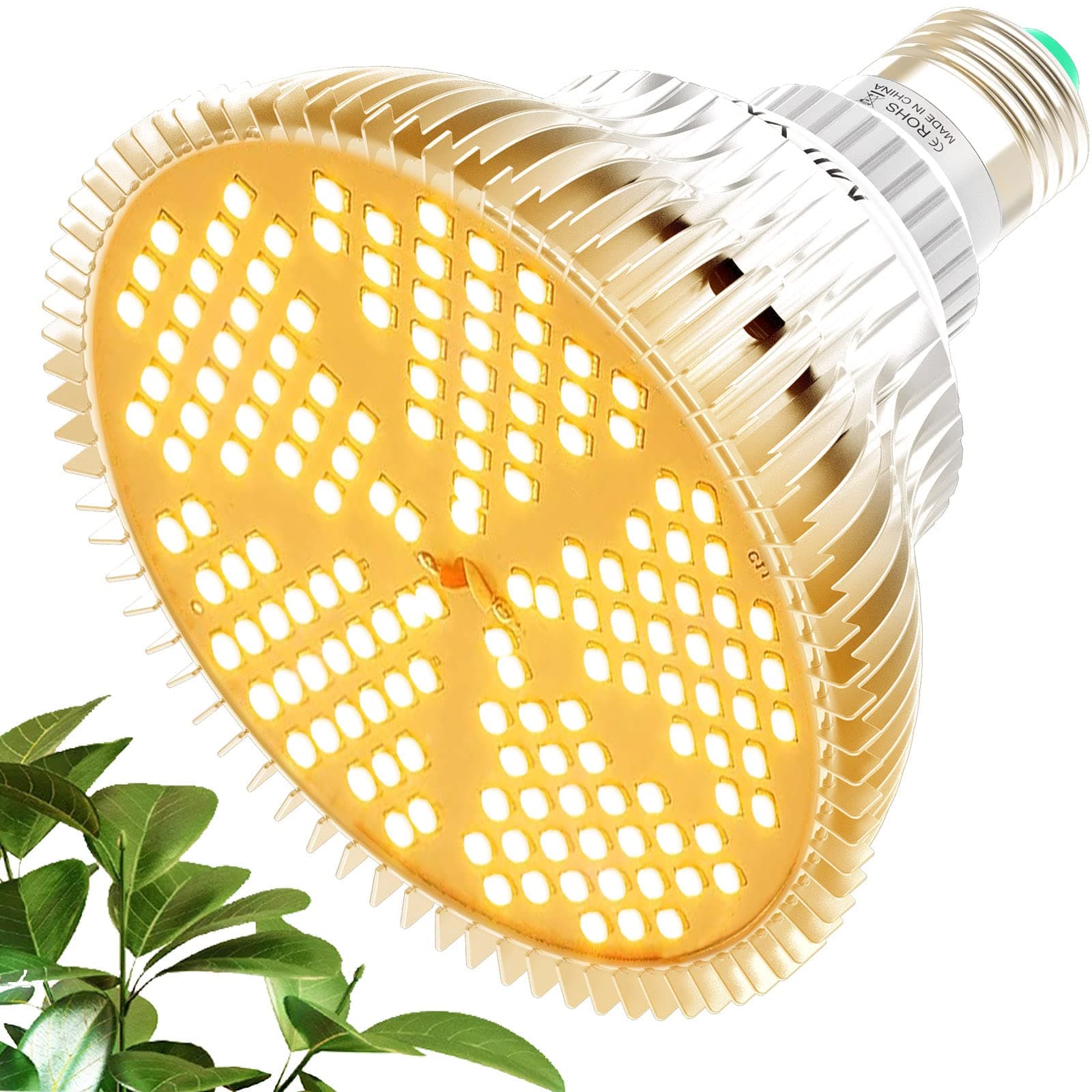 MILYN LED Grow Light 100W Full Spectrum Plant Bulb E27 150 LEDs Grow Light for Indoor Plants, Hydroponic Growing Greenhouse Succulents Veg and Flower