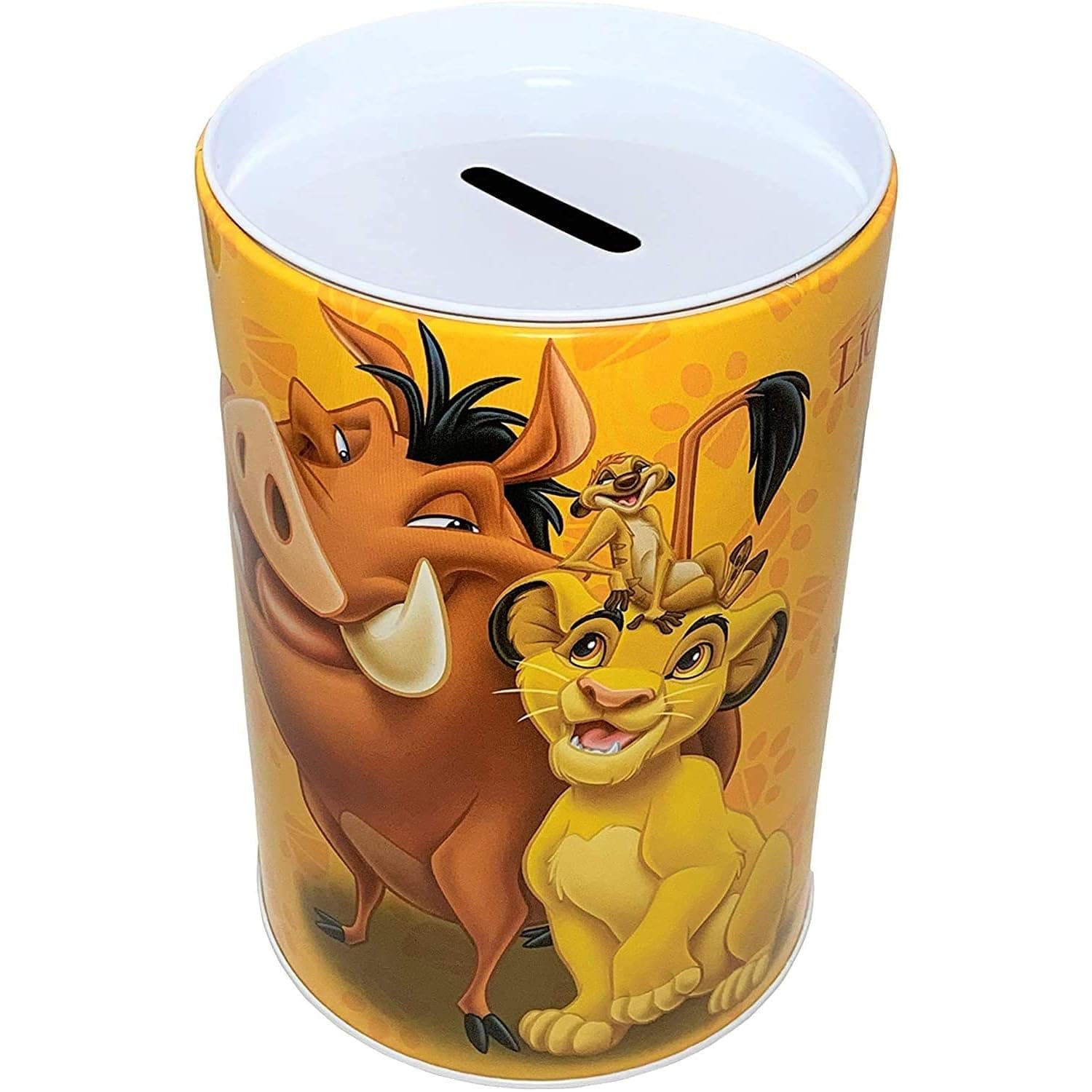 The Tin Box Company Disney Lion King Coin Bank for Kids and Coin Collectors. Great Gift for Lion King Fans. Simba, Timone and Pumba