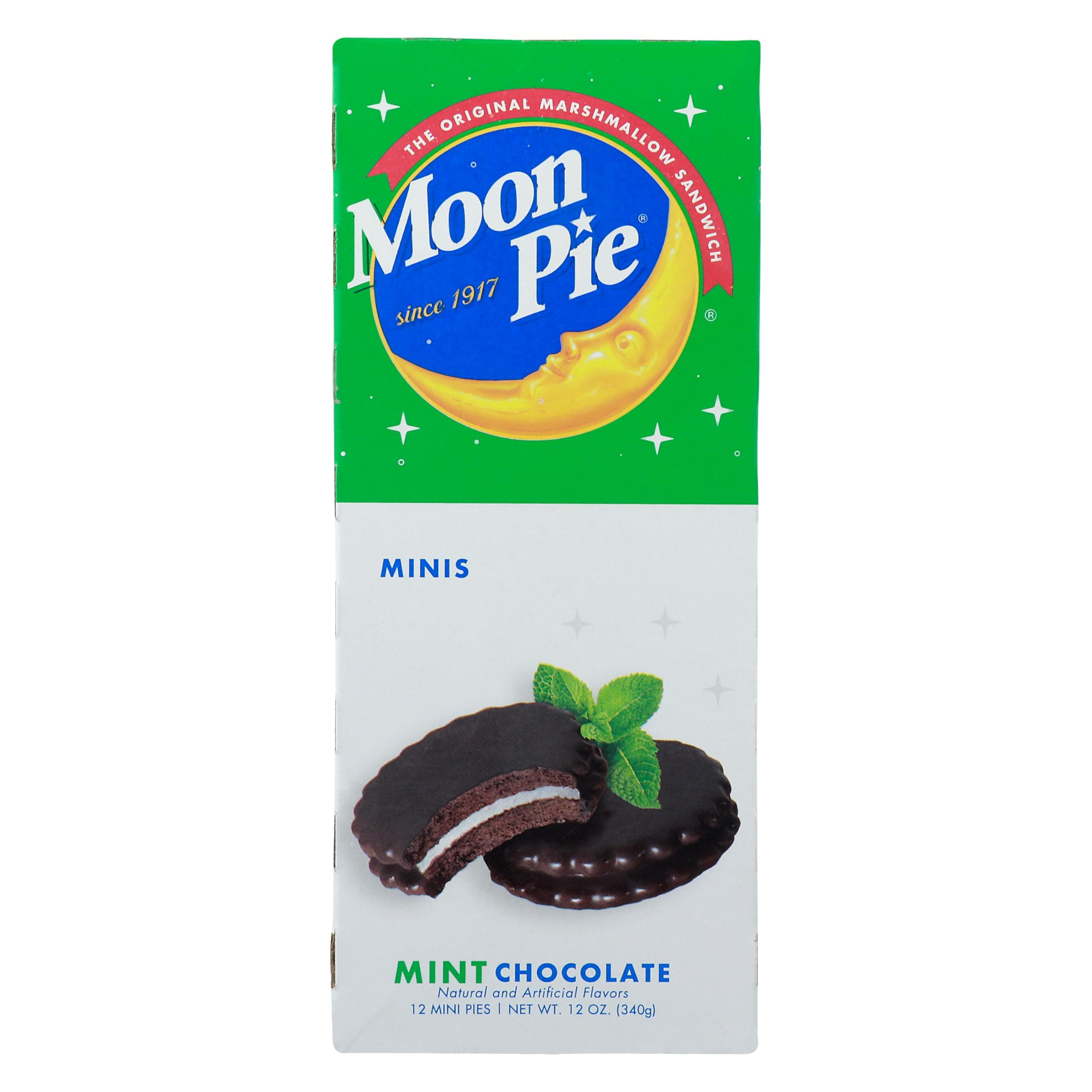Mint Chocolate Moon Pie Minis
