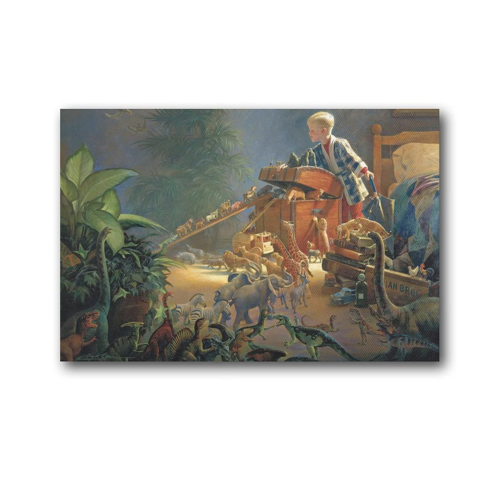 Bon Voyage by Greg Olsen Painting Artist Poster Cool Artworks Painting Wall Art Canvas Prints Hanging Picture Posters 08x12inch(20x30cm)