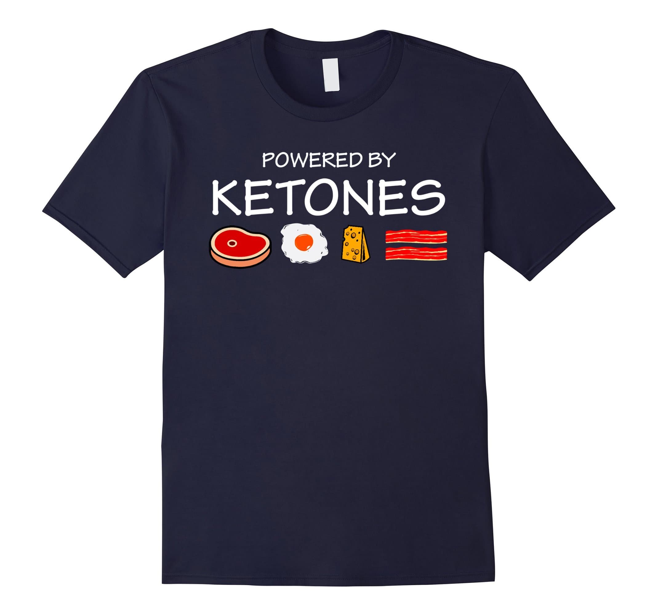 Powered by Ketones T-Shirt Male XL Navy