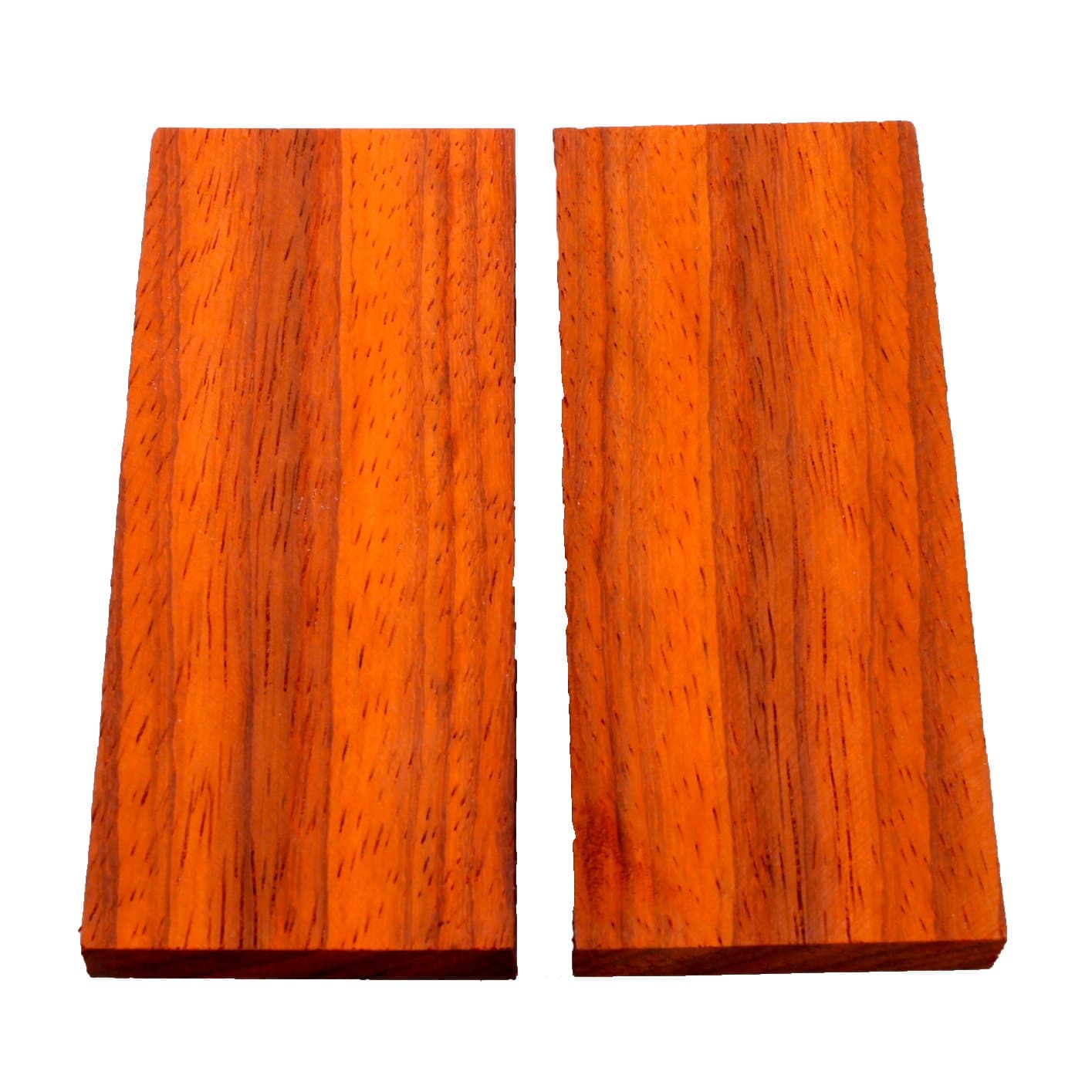 Padauk Knifes Scales, Bookmatched Handle Blank Exotic Knife Scales Wood