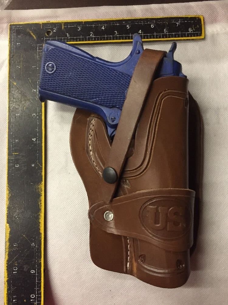 C.O.W.S. Leather Wild Bunch Holster Colt Model 1911 (Brown)