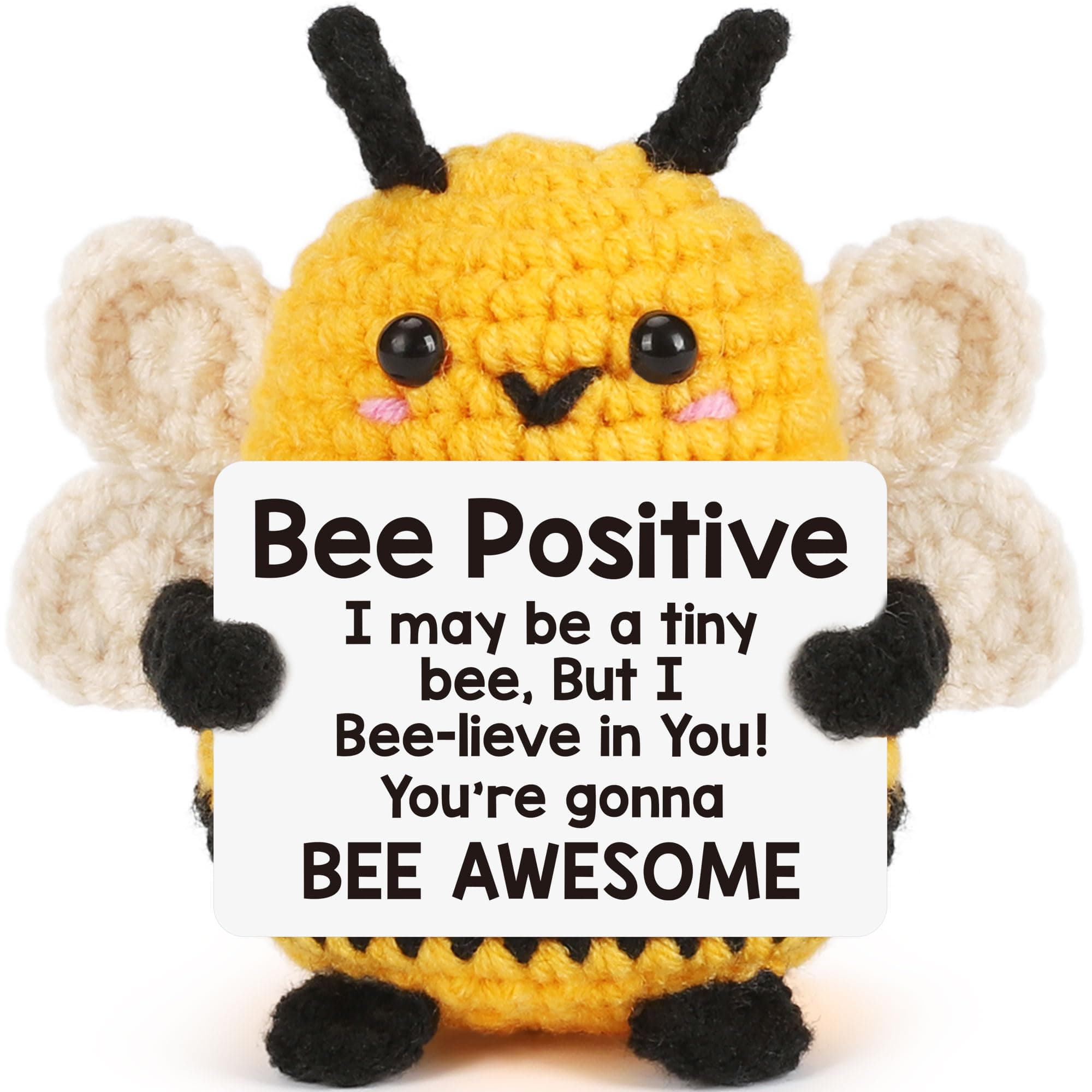 LEJIAJINW Easter Basket Stuffers Adults Teen Girls Easter Gifts for Women, Thank You Appreciation Gifts for Teacher Nurse Employee Boss Administrative Assistant, Small Mothers Day Bee Crochet Things