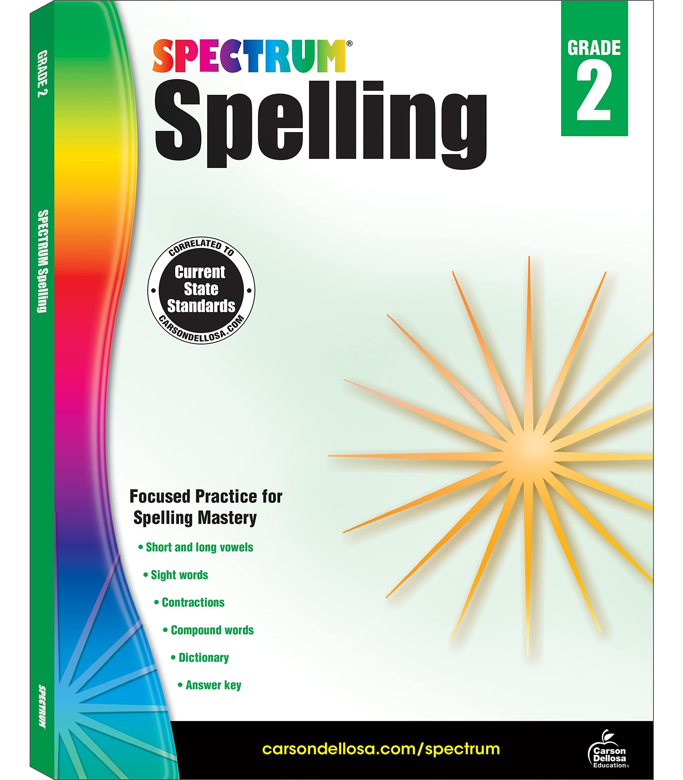 Spectrum Spelling Workbook Grade 2