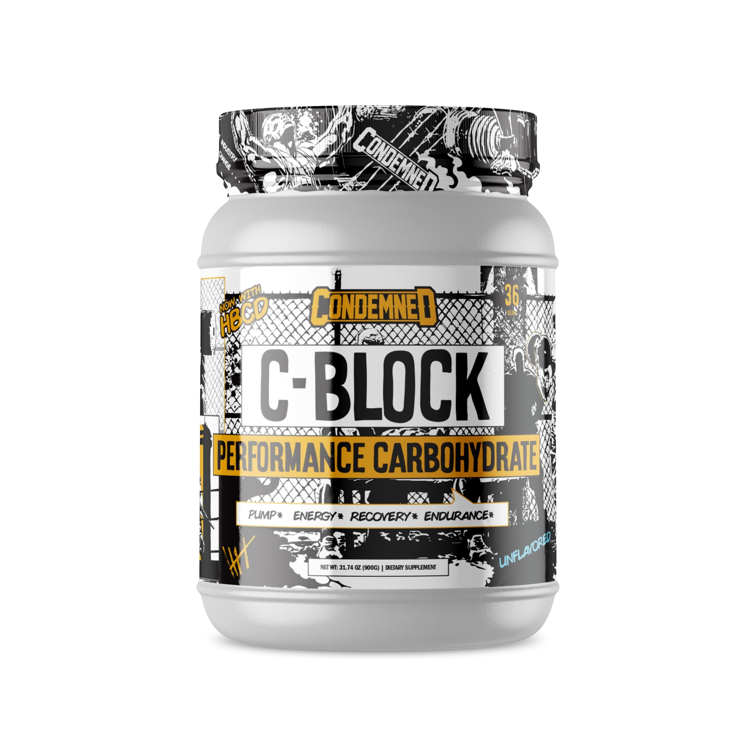 Labz C-Block Performance Carbohydrate Powder | 25g Carb10, Highly Branched Cluster Dextrin | Rapid Digestion | Boost Stamina & Recovery | 36 Servings (Unflavored)