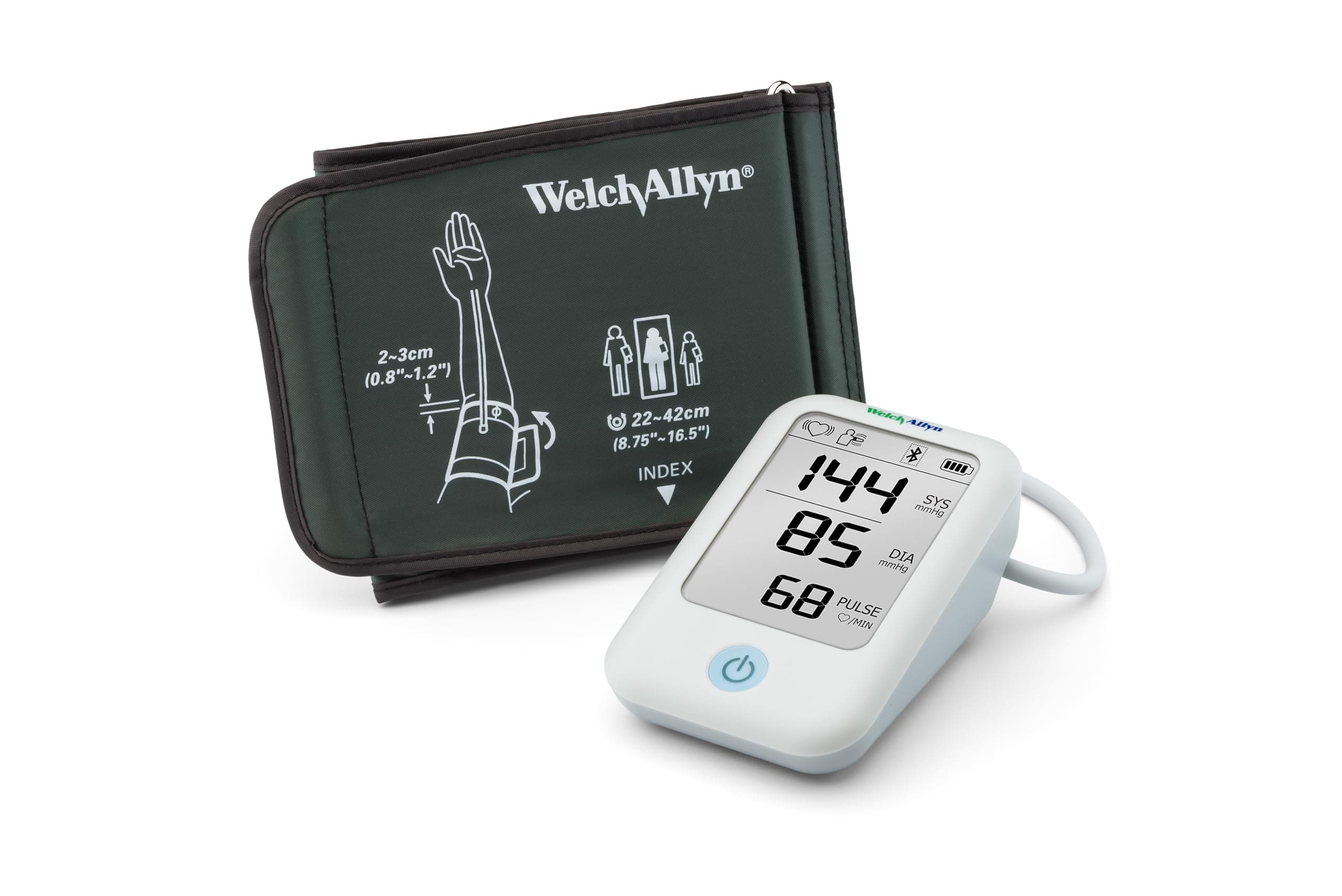 Home 1500 Series Upper Arm Blood Pressure Monitor with Easy Bluetooth Smartphone Connectivity RPM-BP100