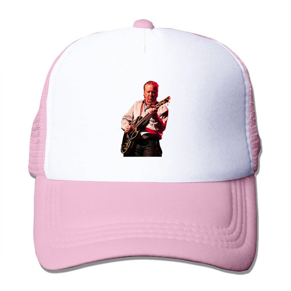 LIANBANG Boz Scaggs Adjustable Printing Mesh Cap Unisex Adult Sun Visor Baseball Mesh Hat - Pink