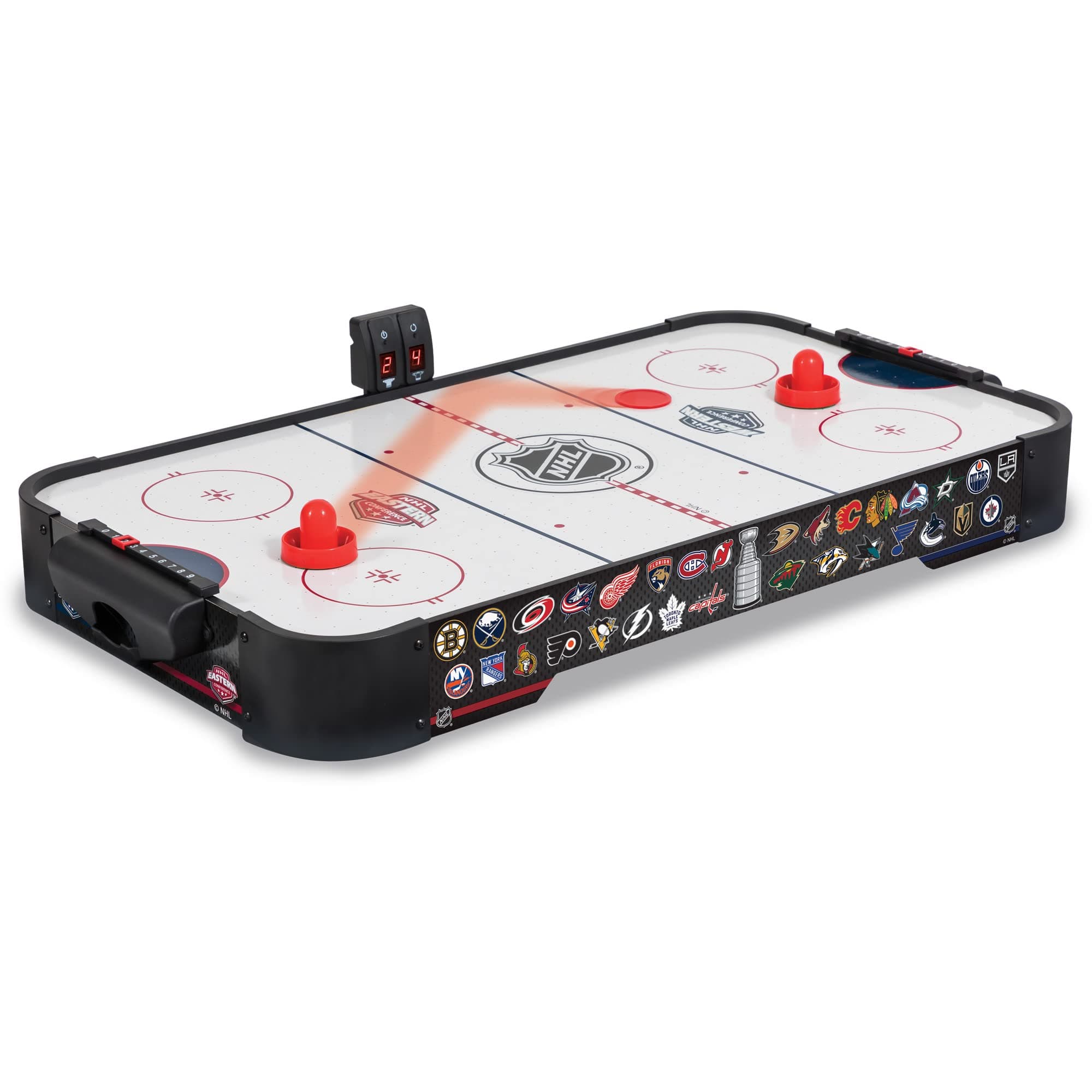 EastPoint SportsNHL Fury Table Top Hover Hockey - Tabletop Air Hockey Game with Pucks and Pushers