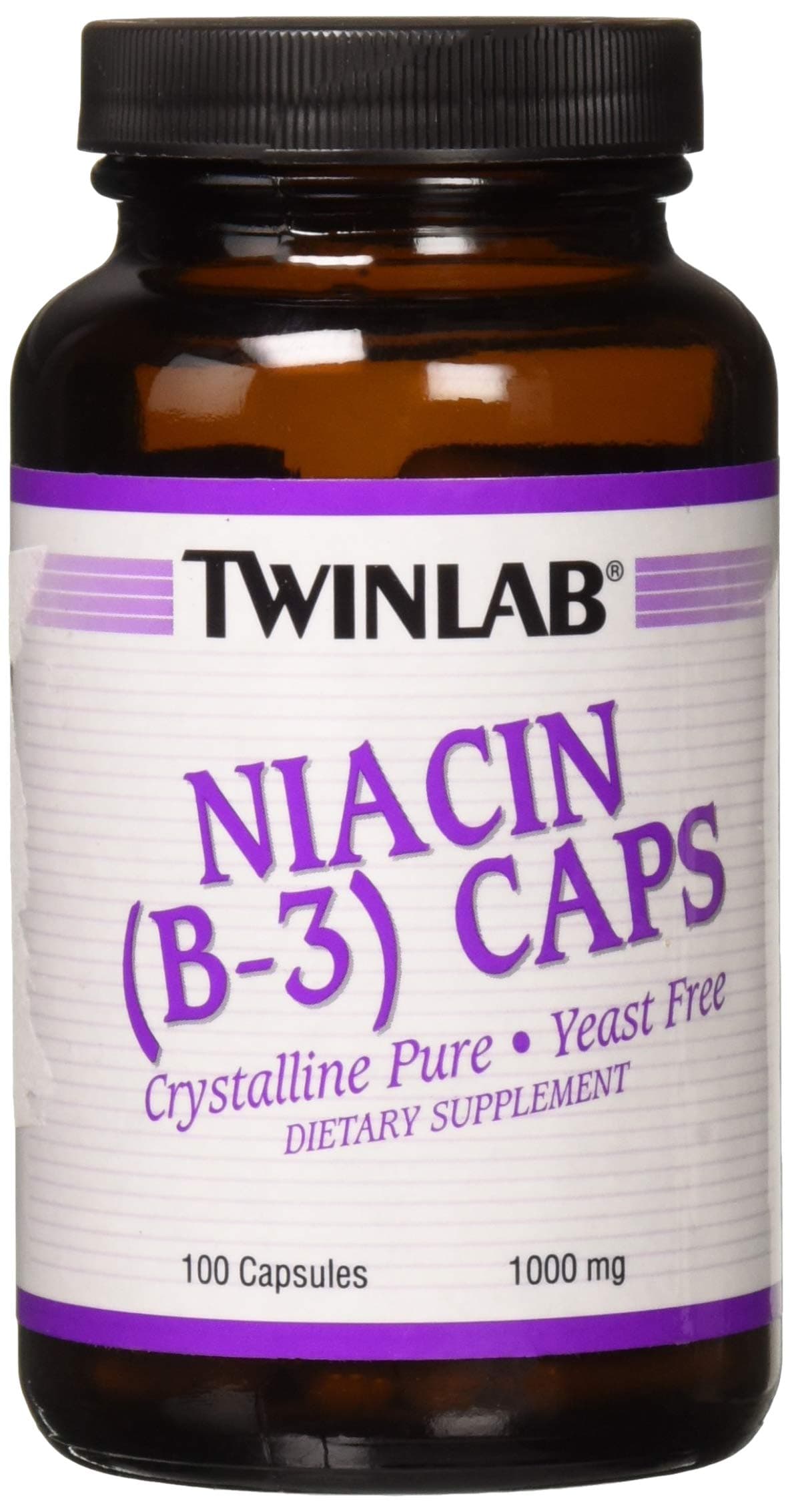 Niacin (B-3) 1000mg Twinlab, Inc 100 Caps