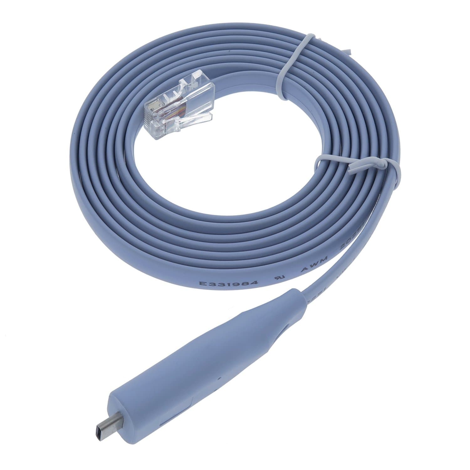 6FT Console Cable USB Type C RJ45 Console Cable for Cisco Routers to Type C Smartphones/PC