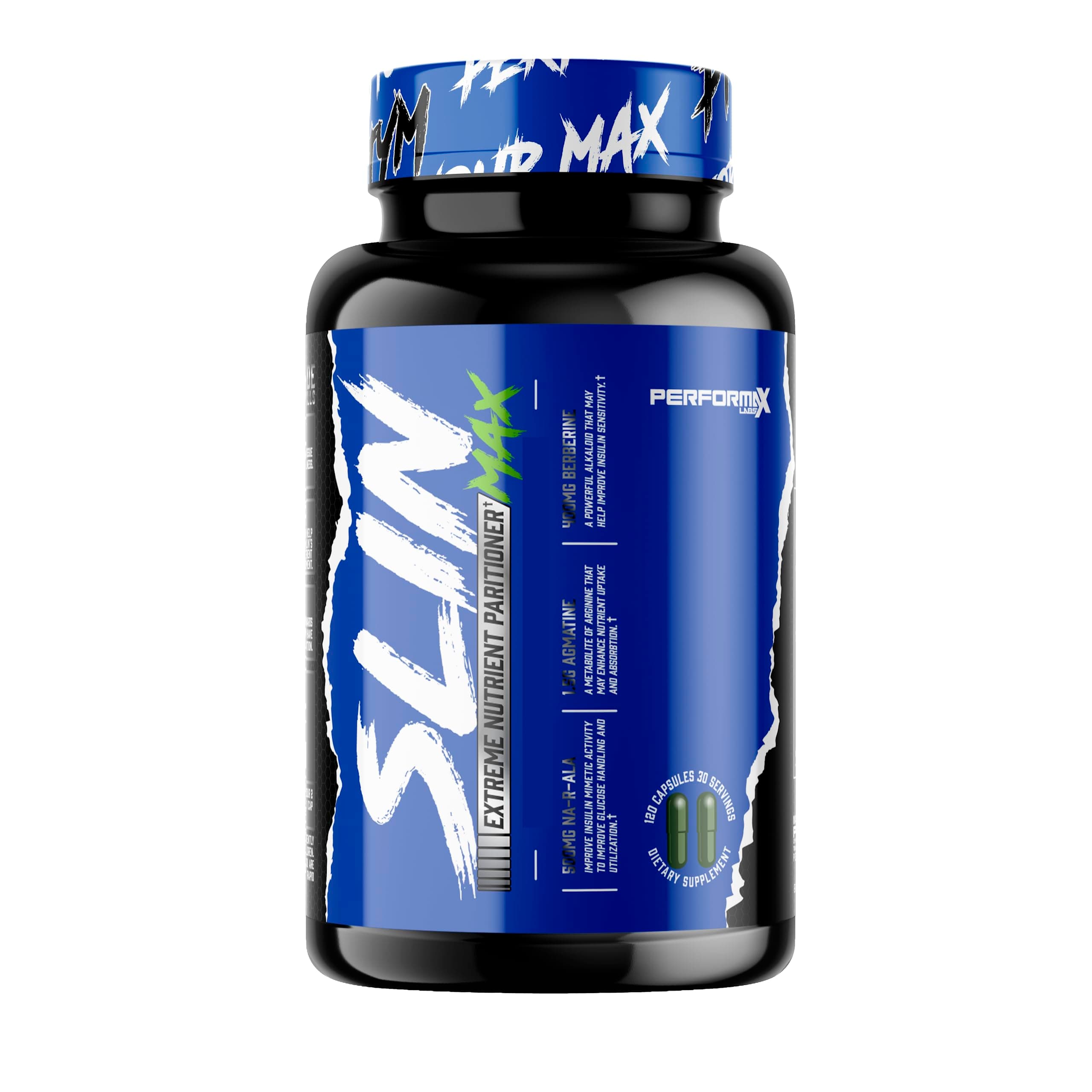 SLIN Max Nutrient Partitioning Complex - Increase Muscle Mass & Size -120ct – 30 Servings