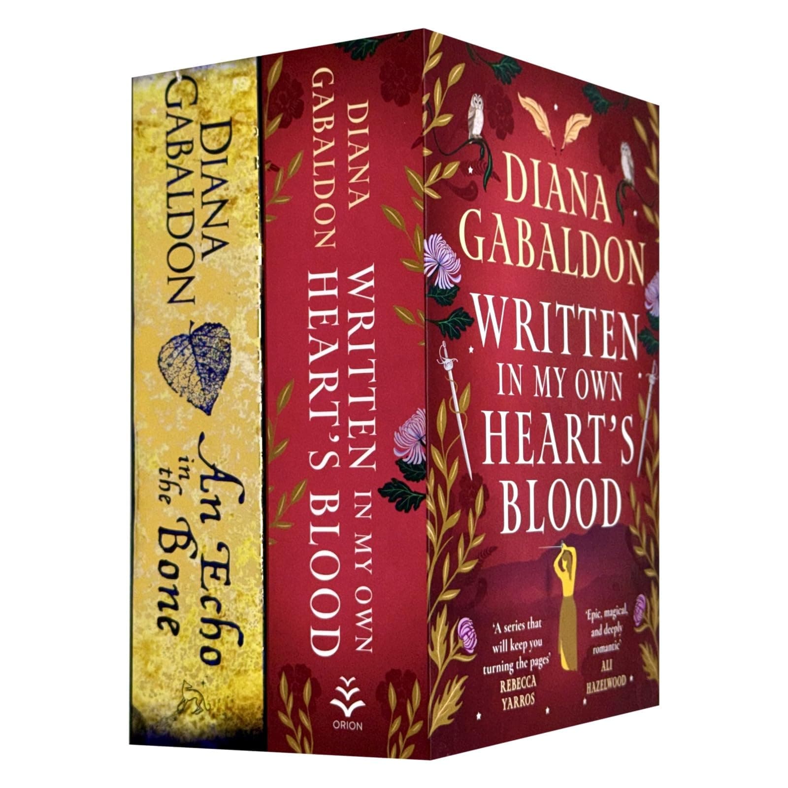Outlander Series 2 Books Set By Diana Gabaldon (An Echo in the Bone, Written in My Own Heart's Blood)