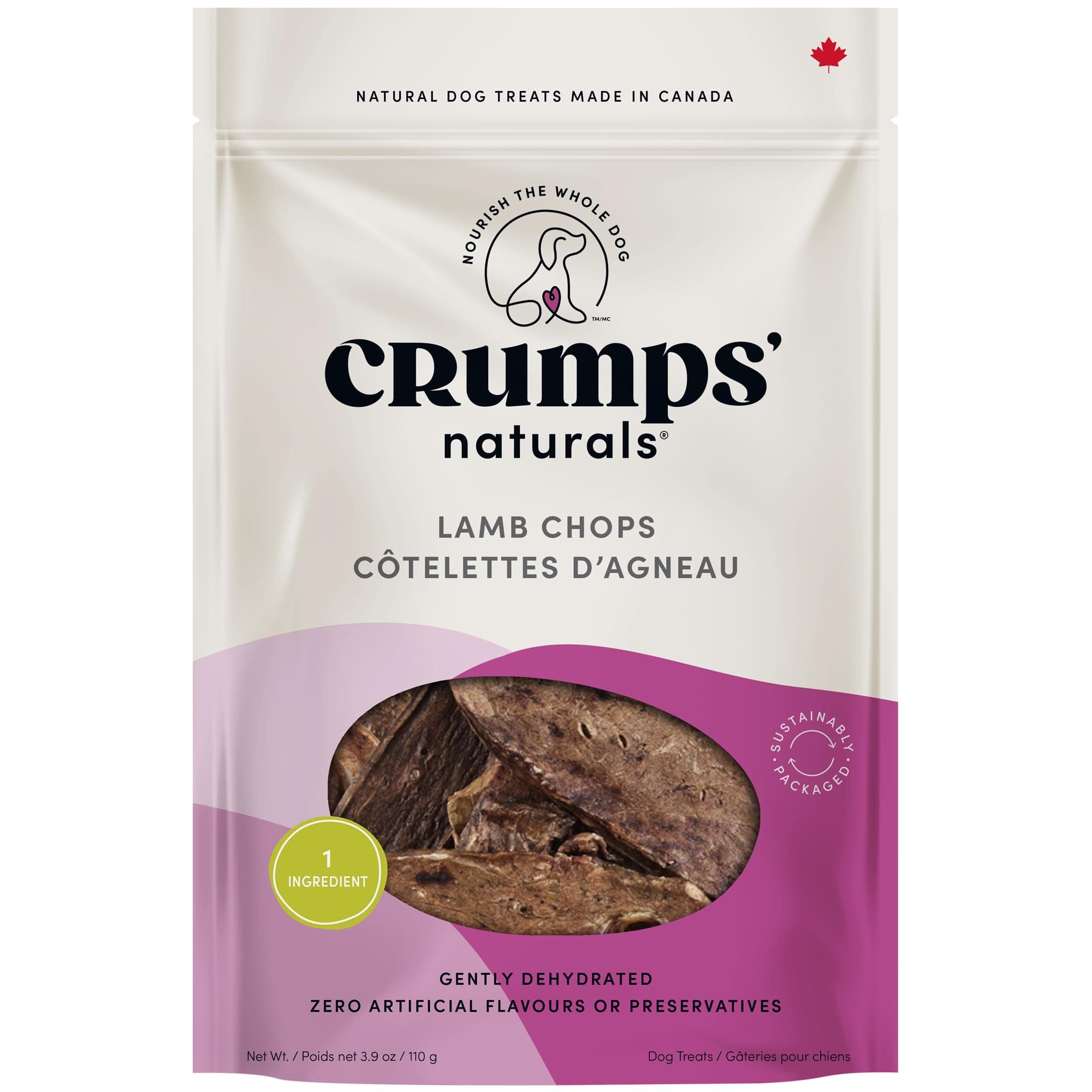 Crumps' Naturals Lamb Chops (1 Pack), 4.2 Oz/120G