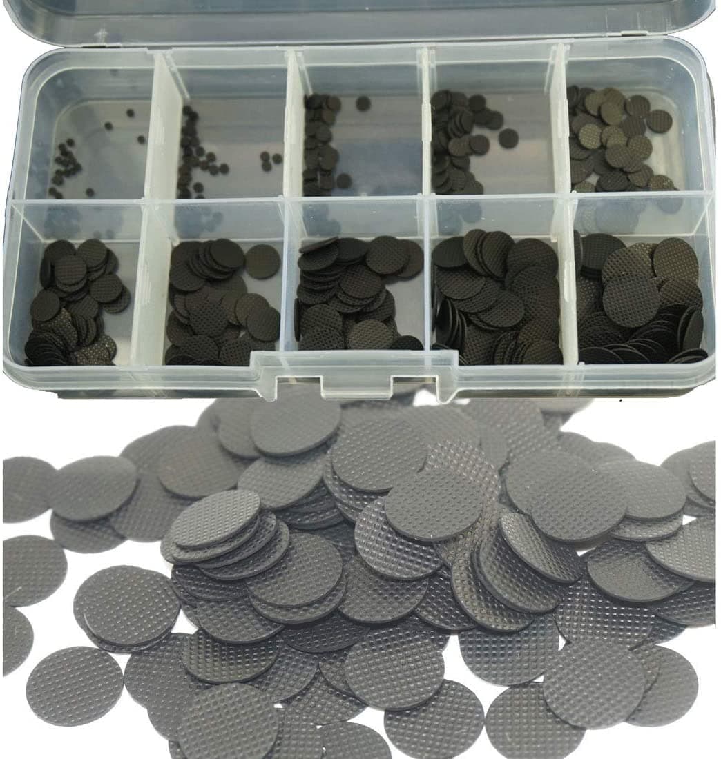 AUXPhome (Pack of 100) 1.5mm~10mm，Replacement Repair Rubber Conductive Button Pad Keypads Kit，Buttons Repair Replacement Part, for IR Remote Control, Xbox Playstation PS4 Switch Pro Game Controller