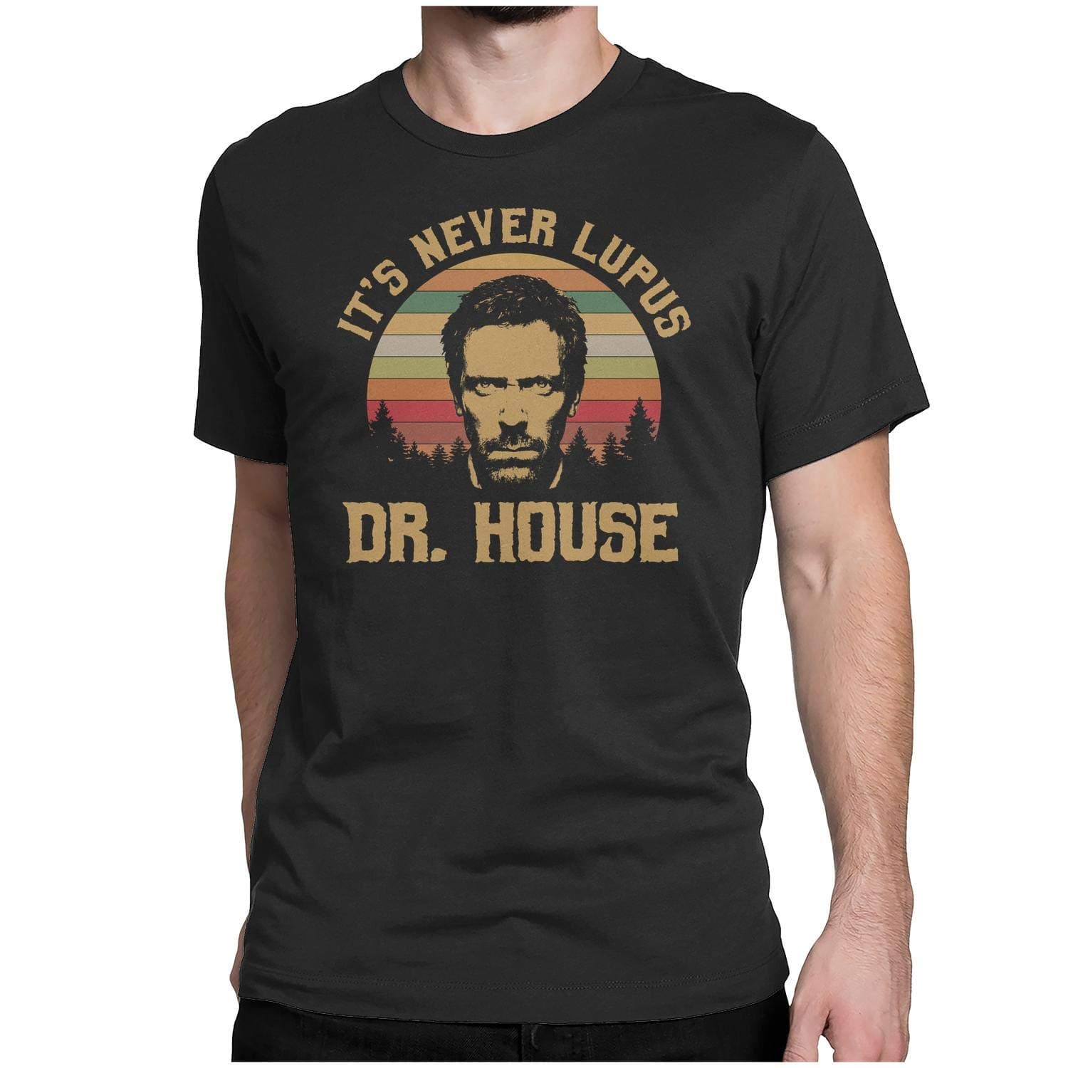 It's Never Lupus DR. House - Vintage Retro T-Shirt