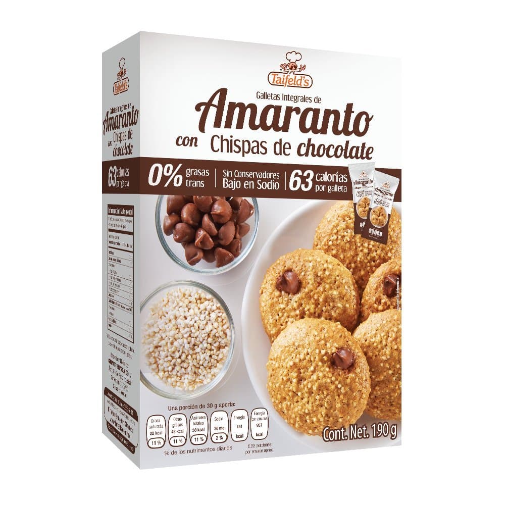 Amaranth Cookies with Chocolate Chips