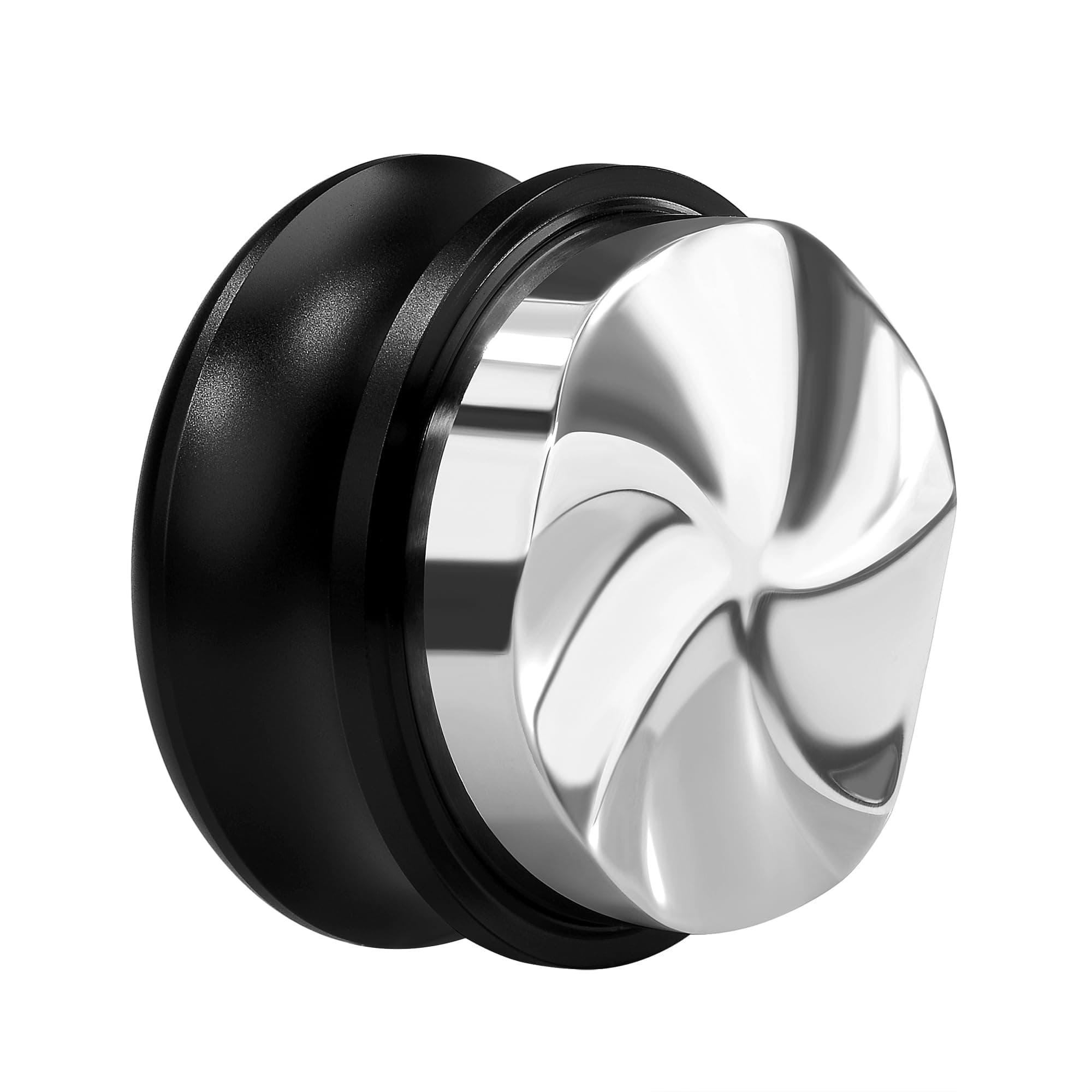 53.3mm Gravity Distribution Tool, Gravity Adaptive Espresso Distributor, Espresso Coffee Leveler Tool for Breville Sage 54mm Bottomless Portafilter, 304 Stainless Steel 5 Blade base