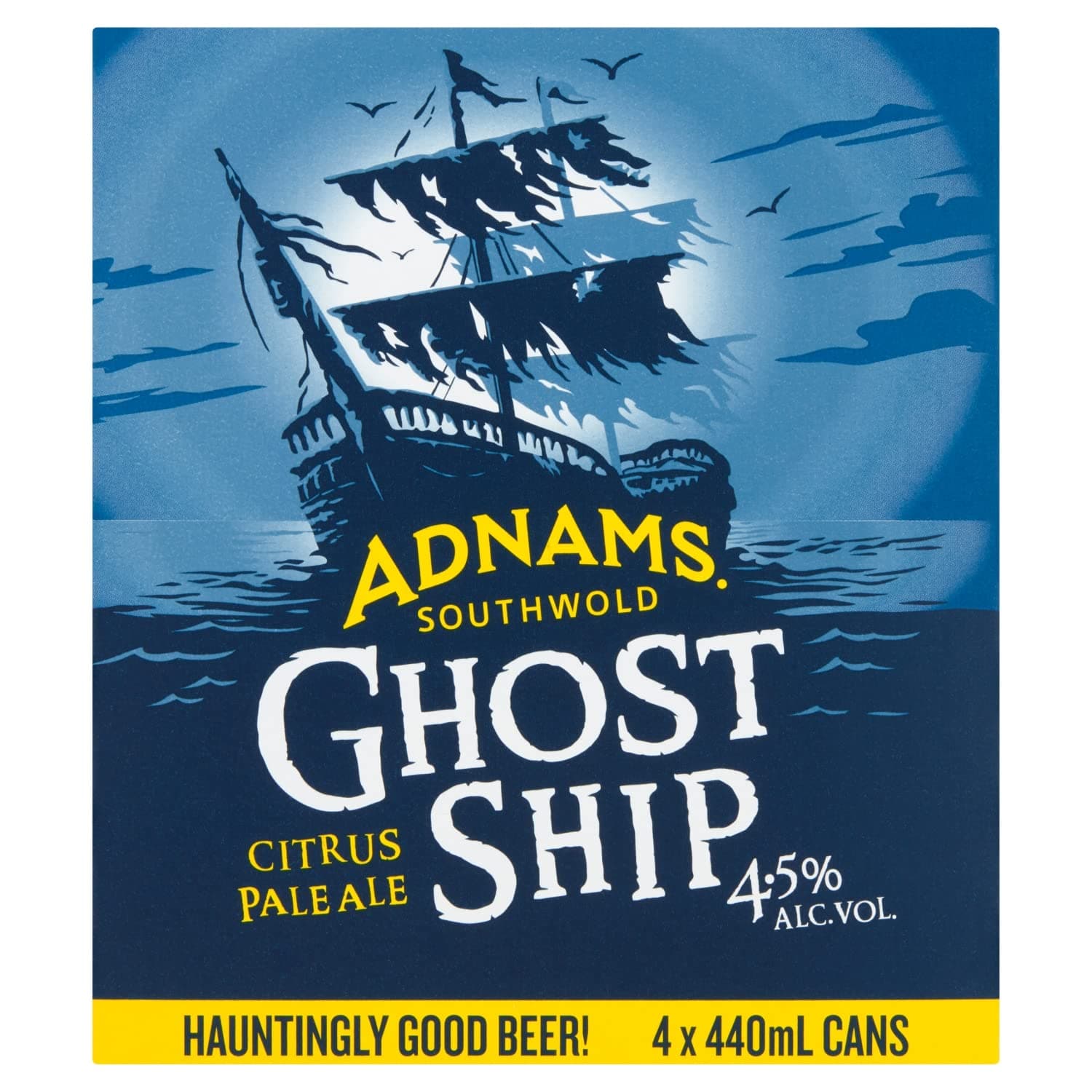 Adnams Ghost Ship Pale Ale, 4 x 440ml