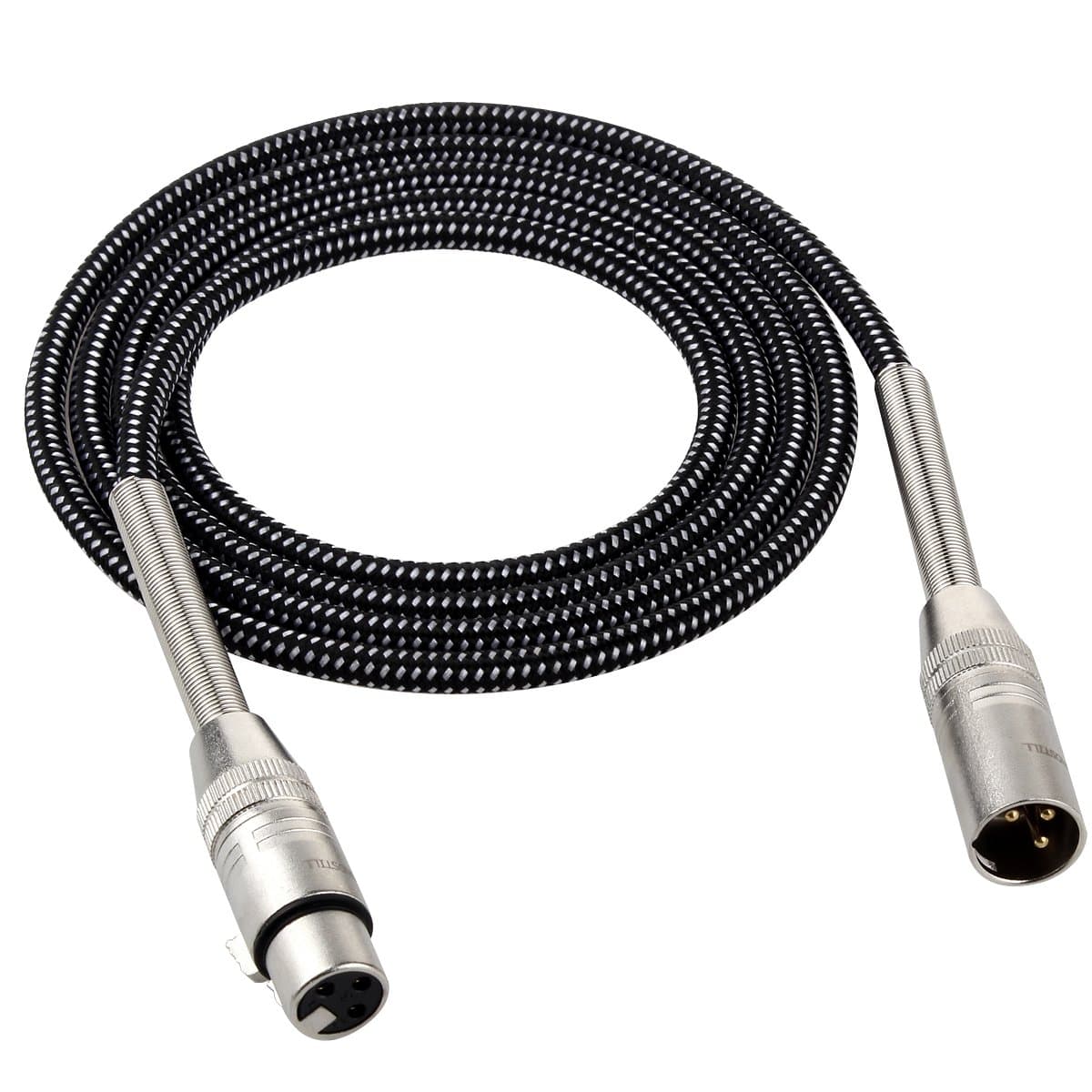 SOUNDSTILL Braided XLR Cable,Male to Female Balanced Microphone Cable-6 Feet