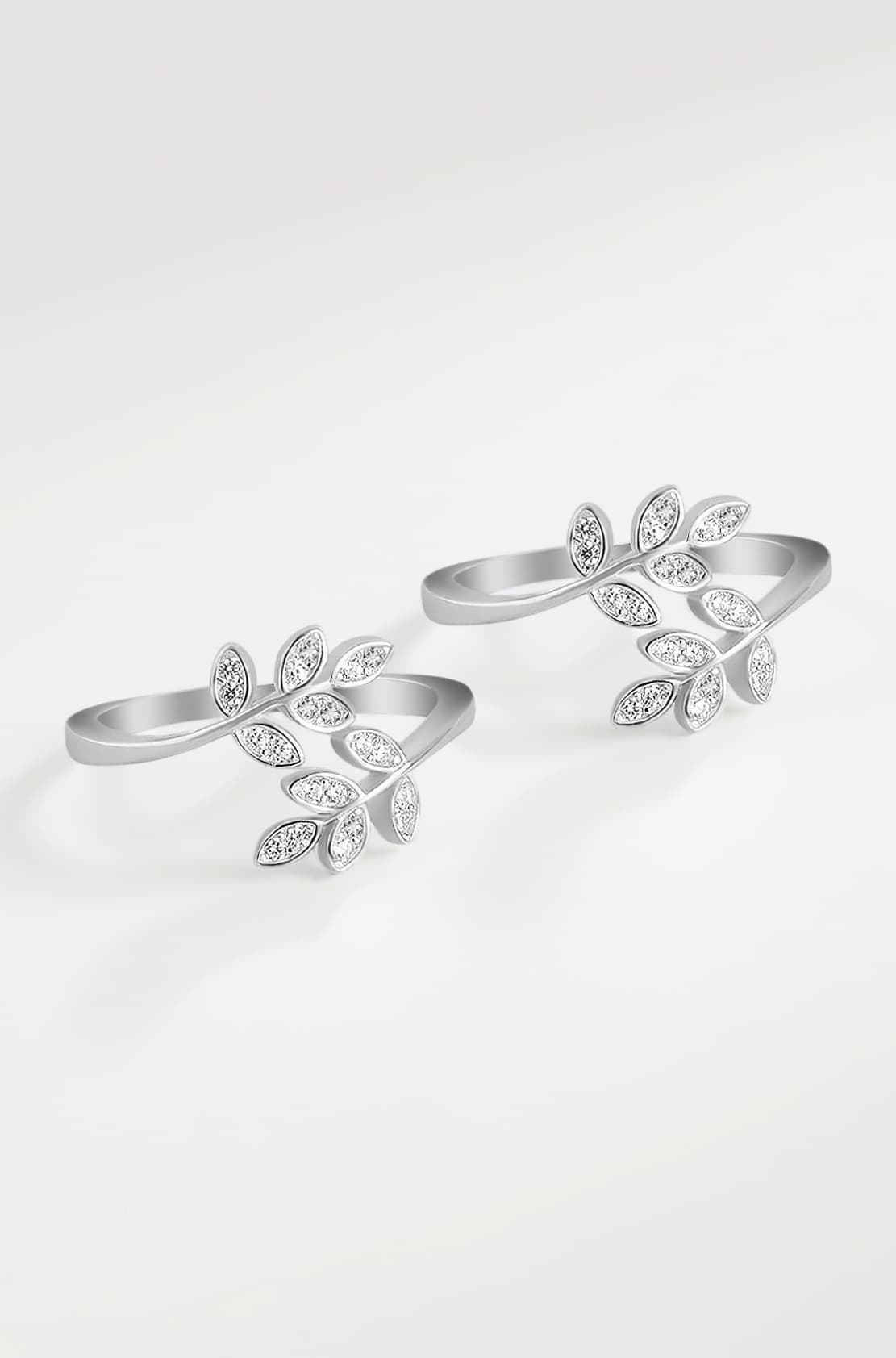 925 Sterling Silver Rhodium Plated Toe-ring |Gift for Women and Girls | With Certificate of Authencity and 925 Hallmark