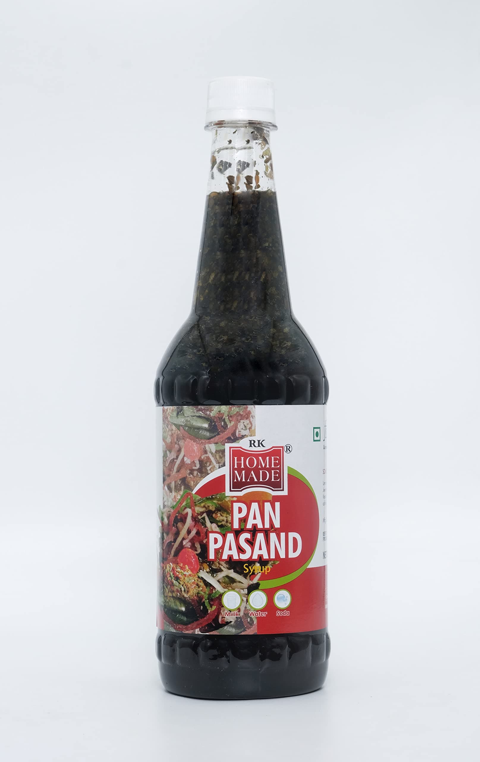 RK Homemade Natural Pan Pasand Syrup® | Concentrated Syrup & Squash | 750ml | Gluten-Free, 100% Vegan & Low Fat | Perfect Drink for Parties, Picnics & Road Trips