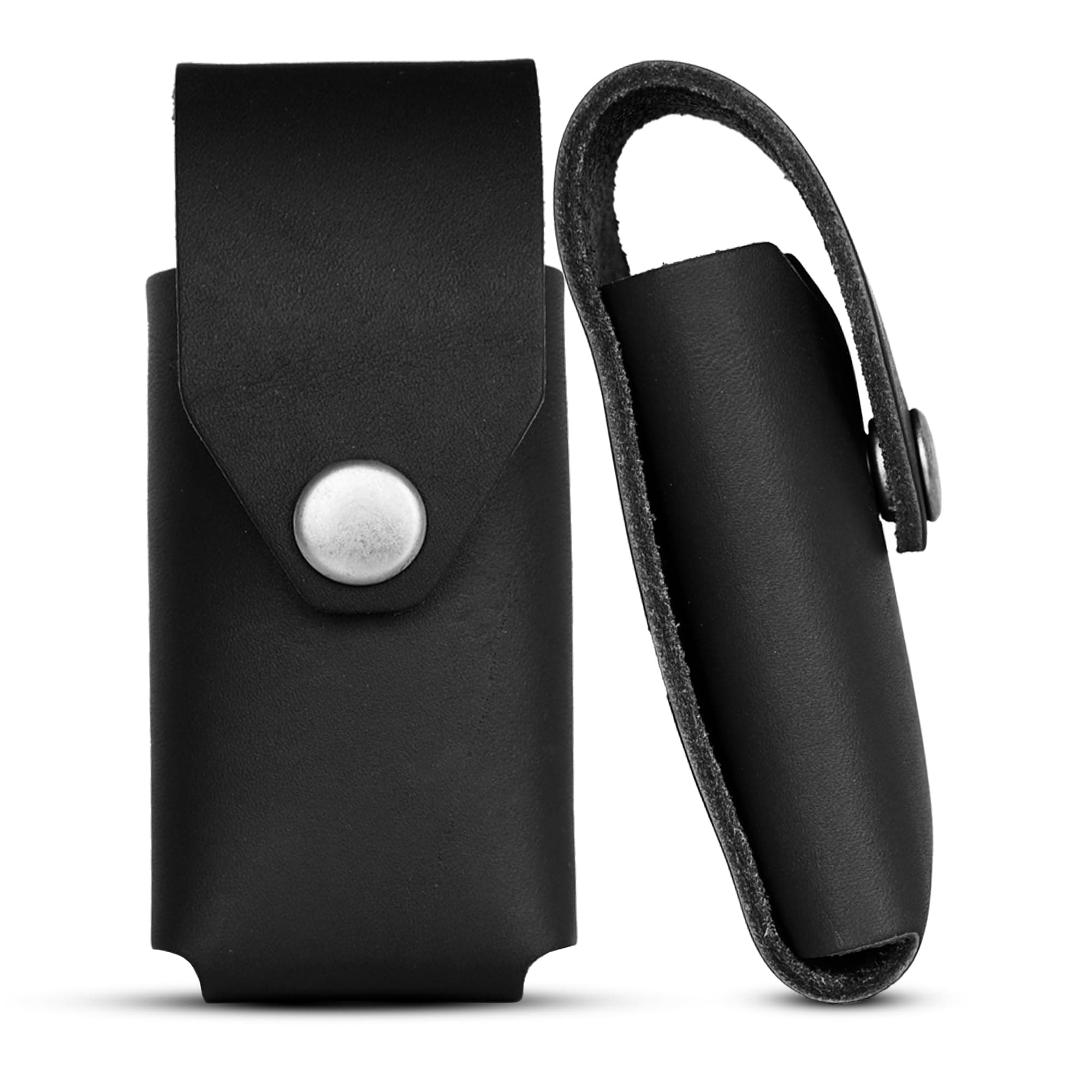 Leather Multitool Sheath for Gerber Suspension & Gerber Suspension NXT (Black) - Full Grain Leather Belt Tool Holder - Multi Tool Holster w/Solid Brass Rivets - Belt Accessories for Men