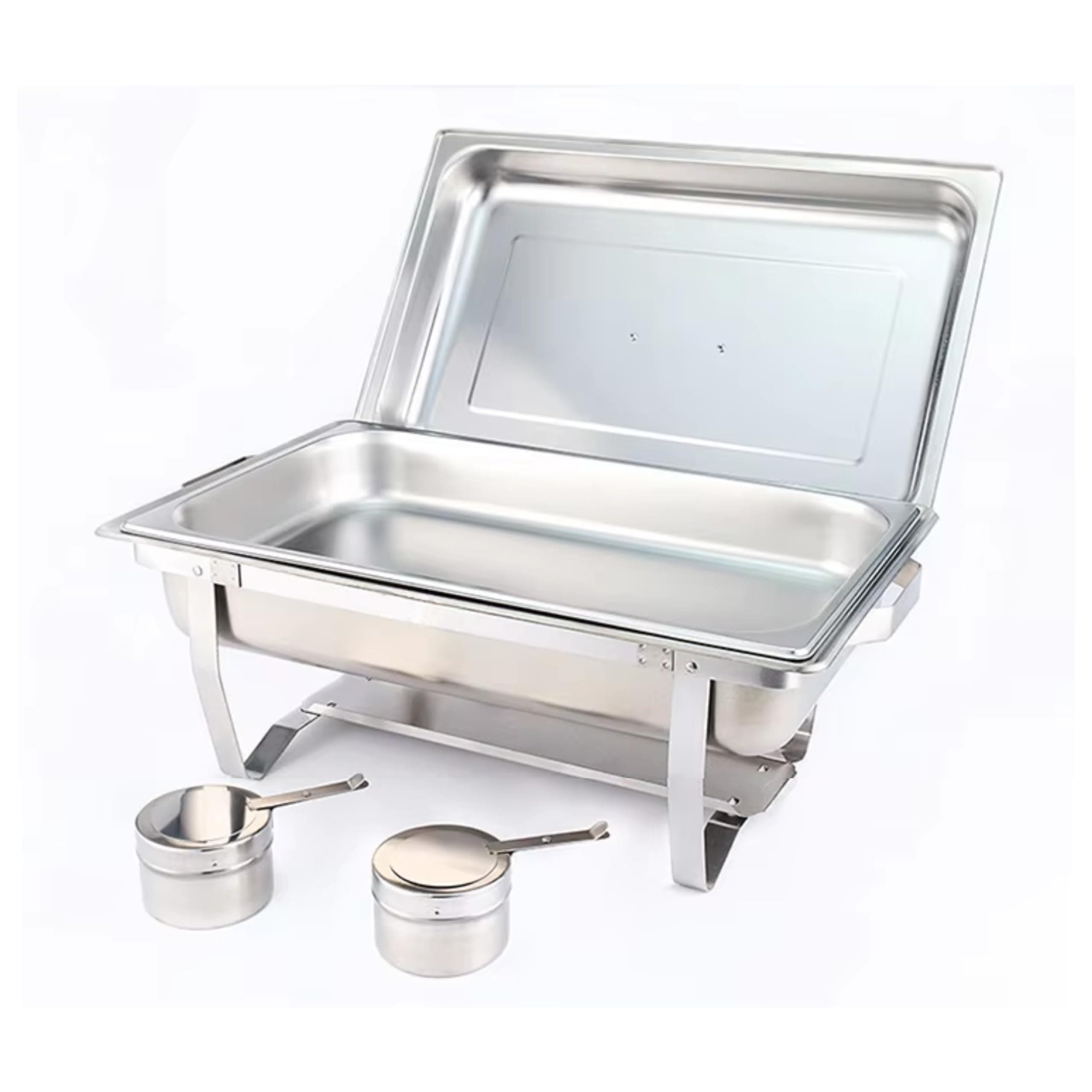 FEELINGS 12L Chafing Dish | Single Compartment Stainless Steel Food Warmer | Buffet Server | Fuel Holder | Hot Plate for Catering, Events & Home Use