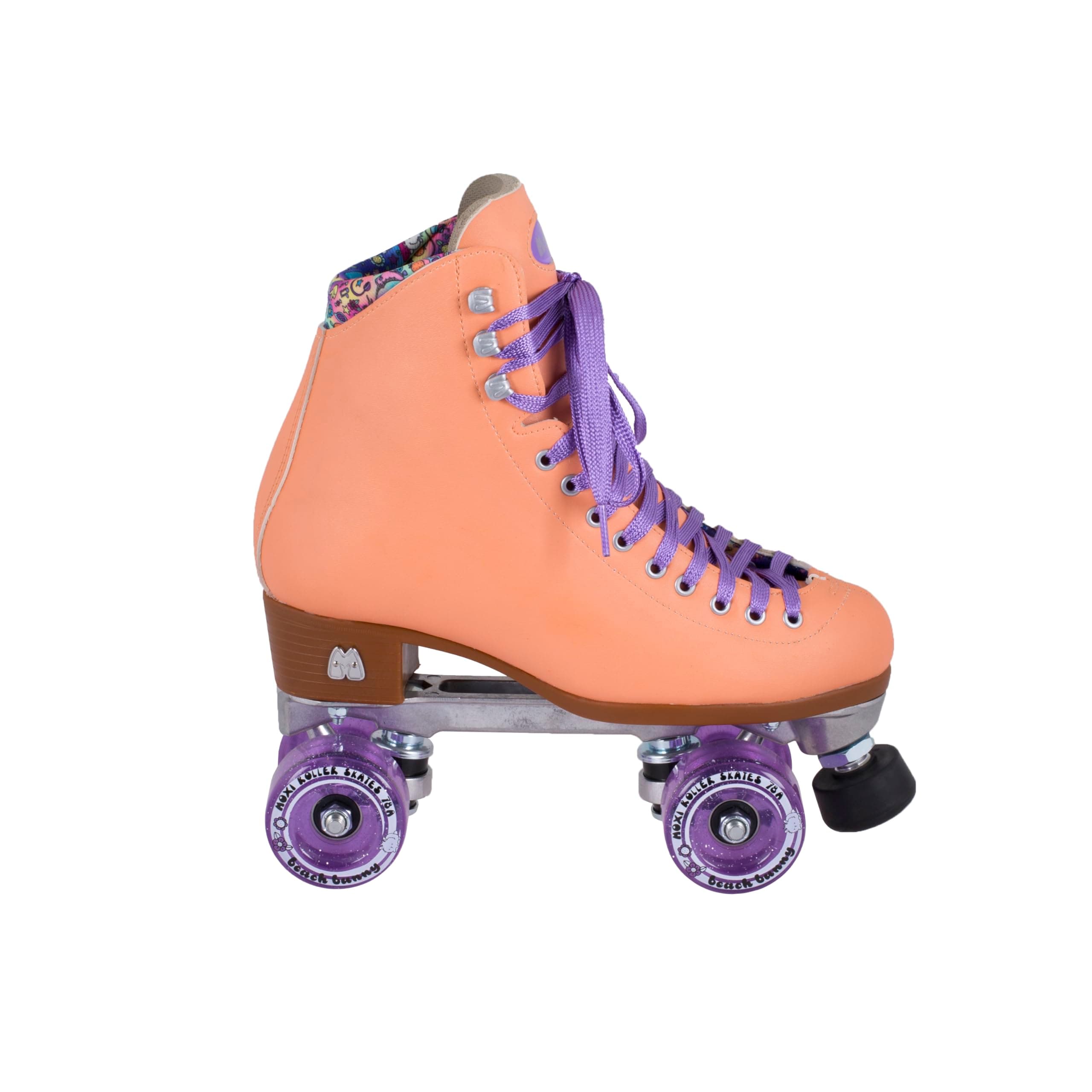 Moxi Skates - Beach Bunny - Fashionable Womens Roller Skates | Peach Blanket | Size 7
