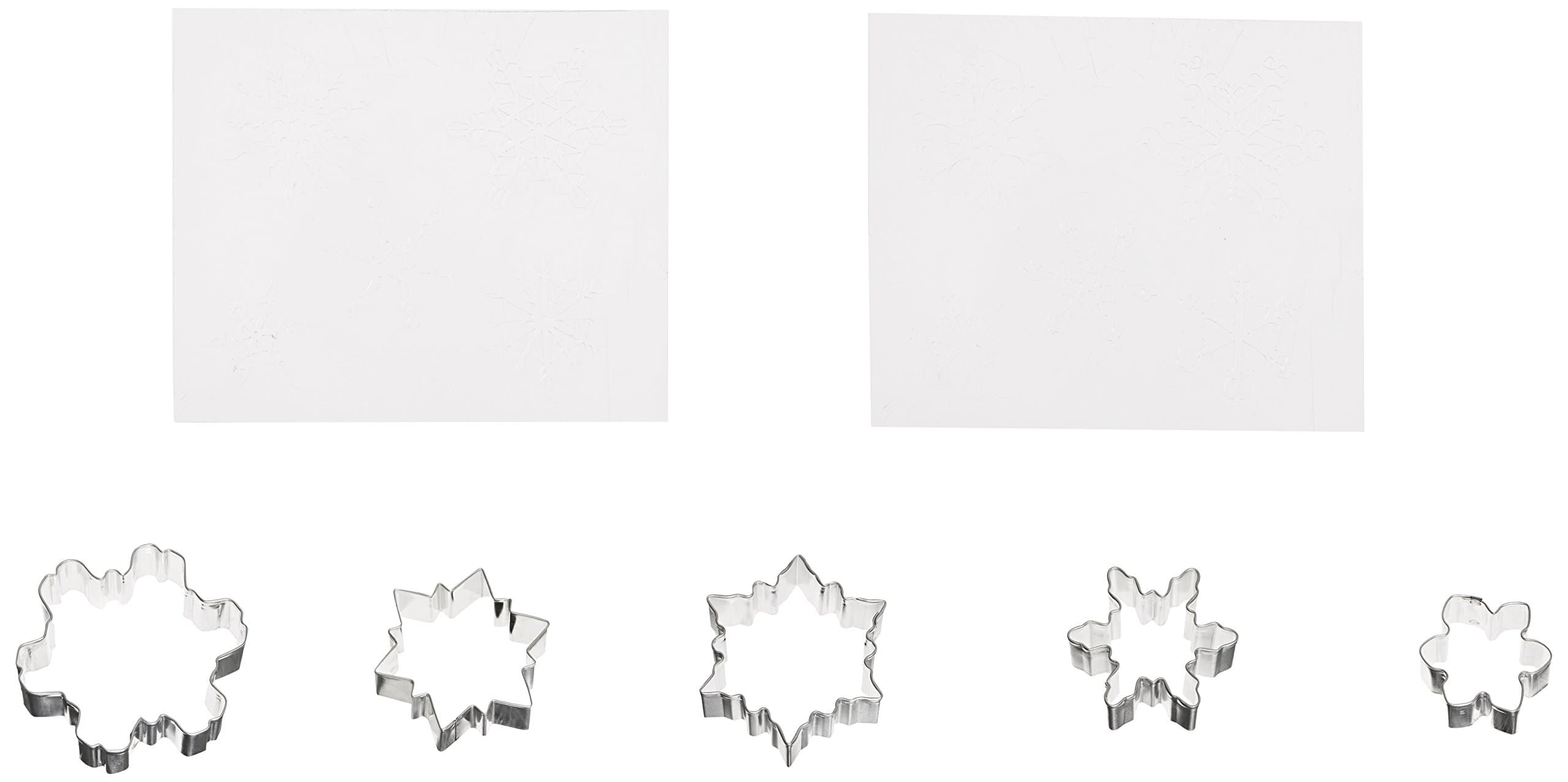 Country Kitchen Snowflake Cookie Cutter Texture Set