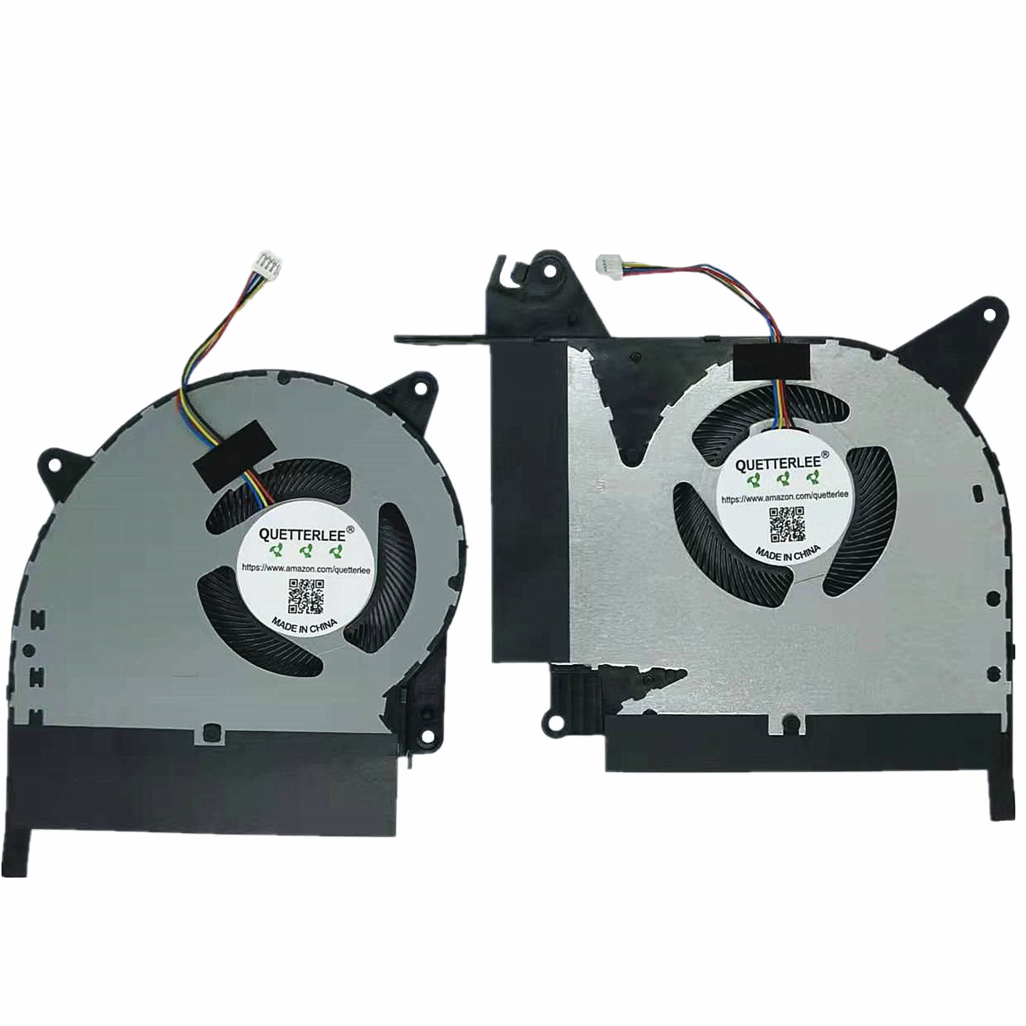 Replacement New Laptop CPU+GPU Cooling Fan for Asus ROG Strix RTX Scar II GL704 GL704GM GL704GV GL704GW GL704GM-DH74 GL704GV-DS74 GL704GW-DS76 GL704GW-PS74 Series FL2D FL2F DC12V 1A Fan