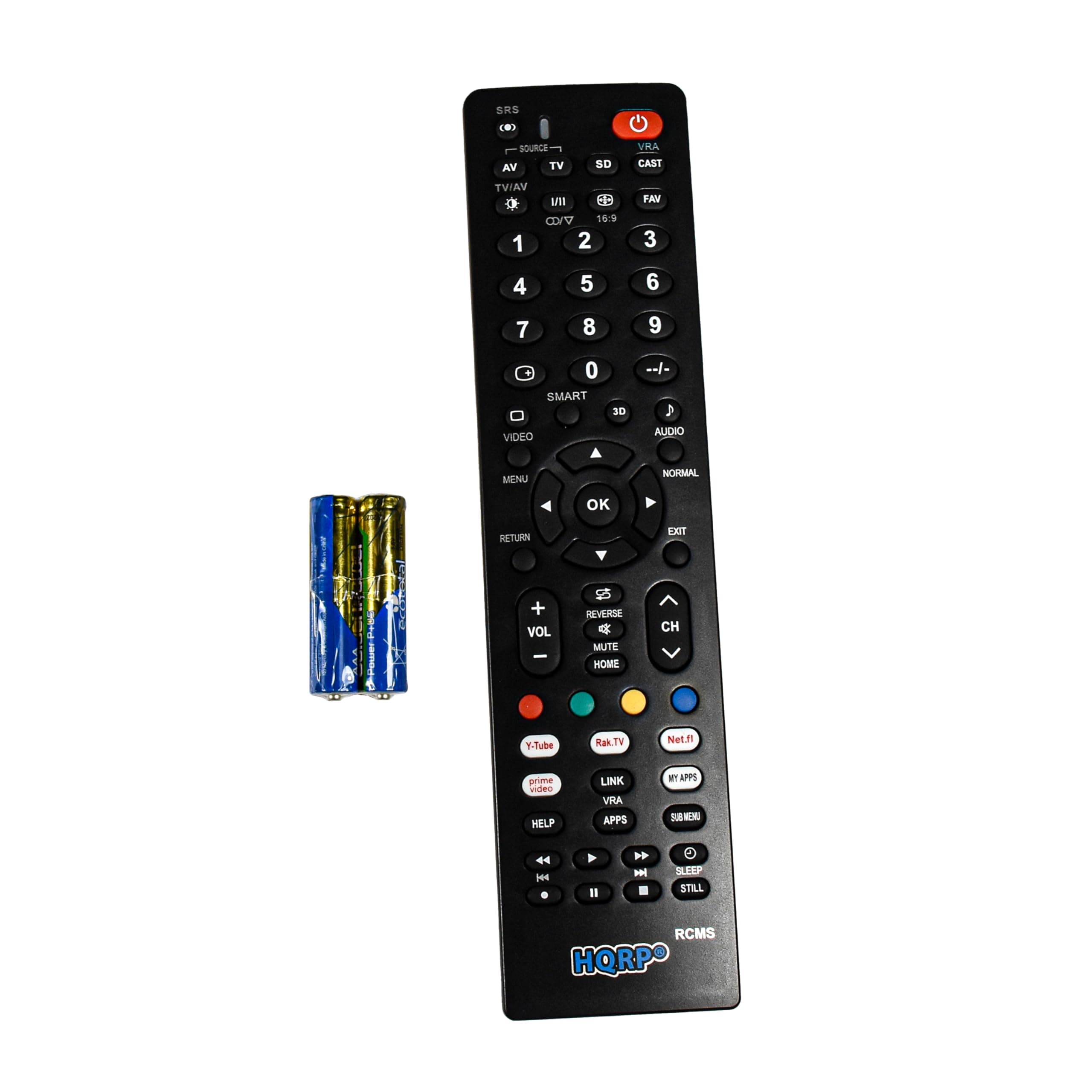 HQRP Remote Control fits Panasonic TH-42PX6U TH-42PX75U TH-42PX77U TH-42PX80U TH-42PZ700U TH-42PZ77U TX-32LX80M LCD LED HD TV Smart 1080p 3D Ultra 4K Plasma