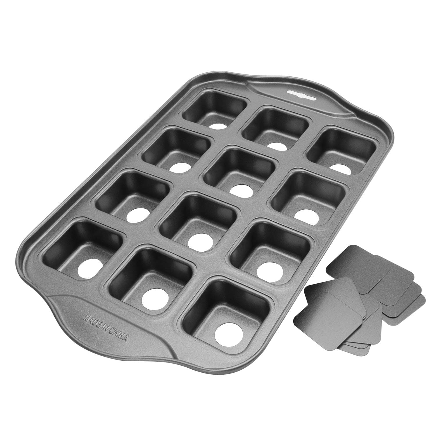 12 Cups Mini Cheesecake Pan, springform Pan,bundt cake pan-Square