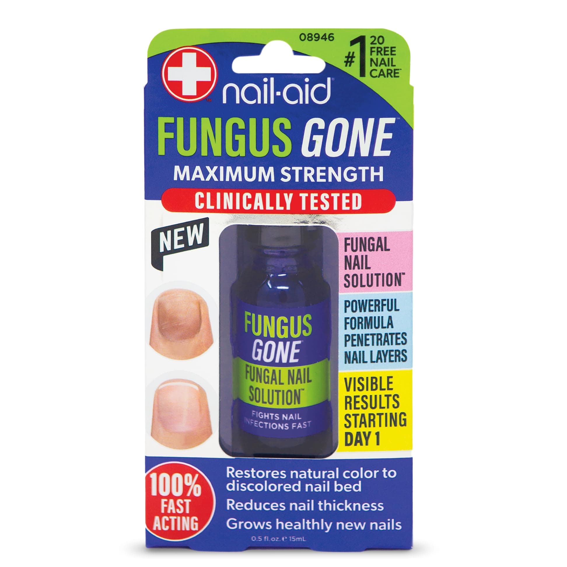 Fungus Gone - Maximum Strength, Fungal Nail Solution, 100% Fast Acting