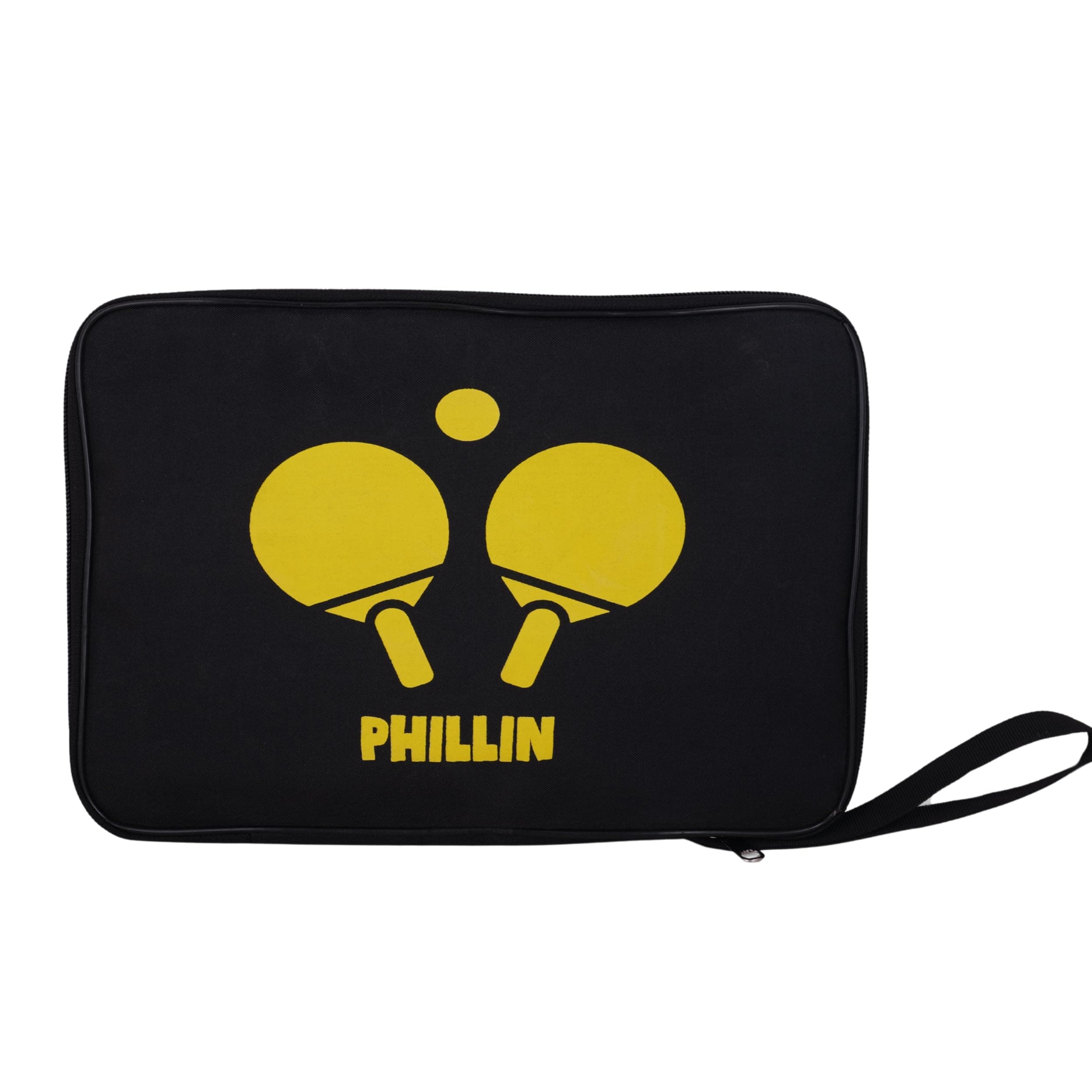 Table Tennis Racket Cover I TT Racket Bag I Soft Feel Portable Waterproof Table Tennis Bat Carrier I Ping Pong Paddle Case I Table Tennis Practice Equipment - Black