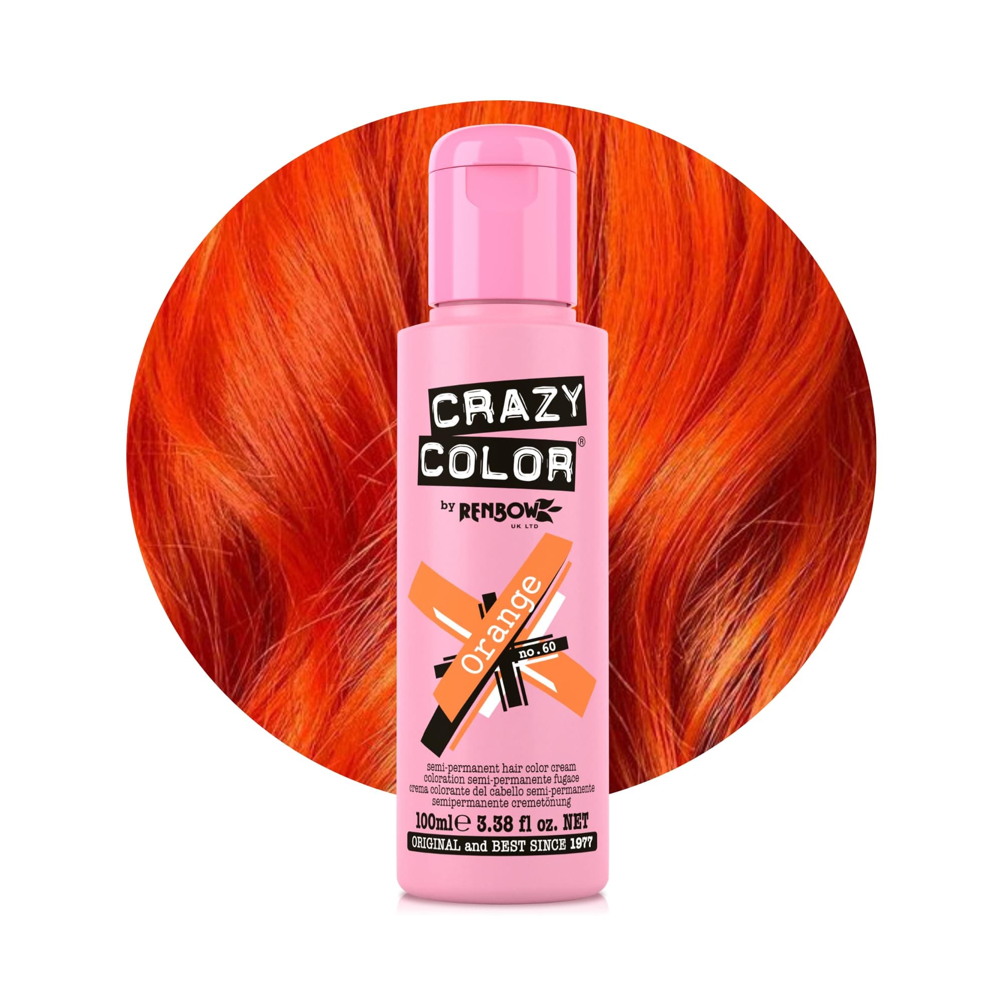 Semi-Permanent Orange Hair Dye