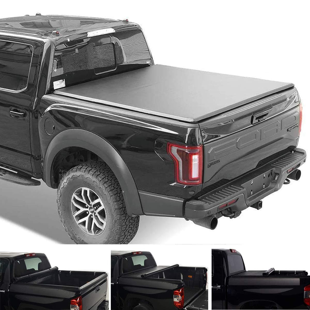 Tonneau Cover 1pc 5 ft 67 in Soft Roll-up Vinyl with Bed Lock Truck for Ram for 1500 2019-Now