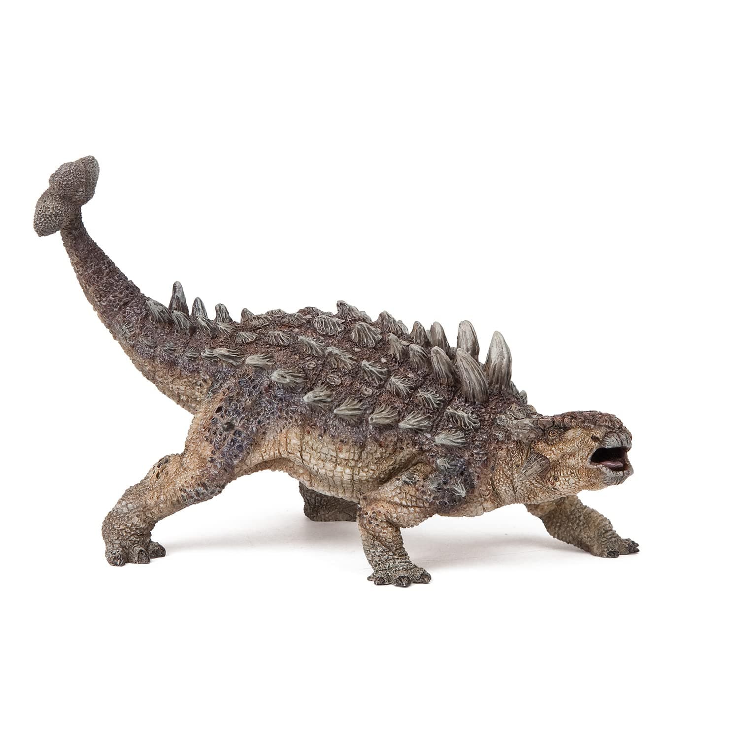 Papo - Realistic Ankylosaurus Dinosaur Figure - Ages 3+ - Cretaceous Collection - Educational Play Armored Dinosaur - Gift Idea Toy for Girls and Boys - 13.8 Cm X 6.8 Cm X 8.2 Cm