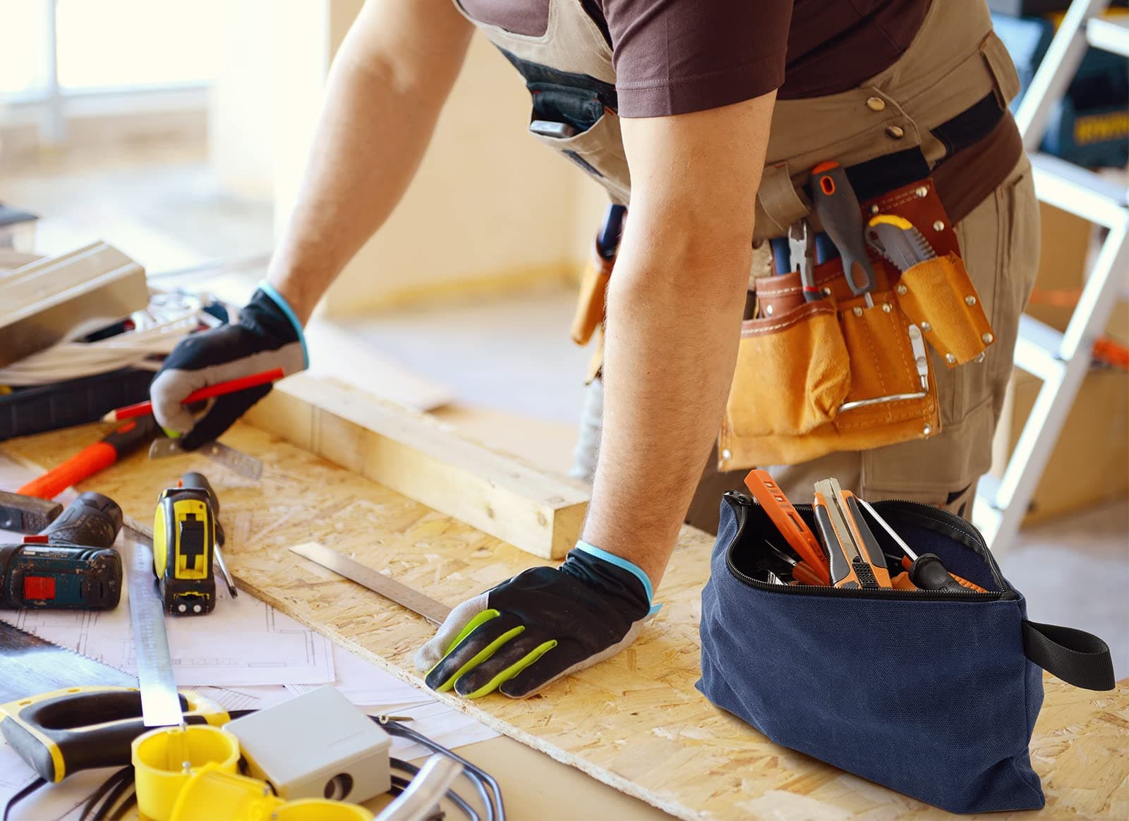 KOYYTO 8 Pack Canvas Tool Pouch with Zipper,Upgrade 16 oz Heavy Duty Small Tool Bag,Multipurpose Organizer Utility Tool Bag,for Tools,Office Supplies,Cosmetics,Stationary