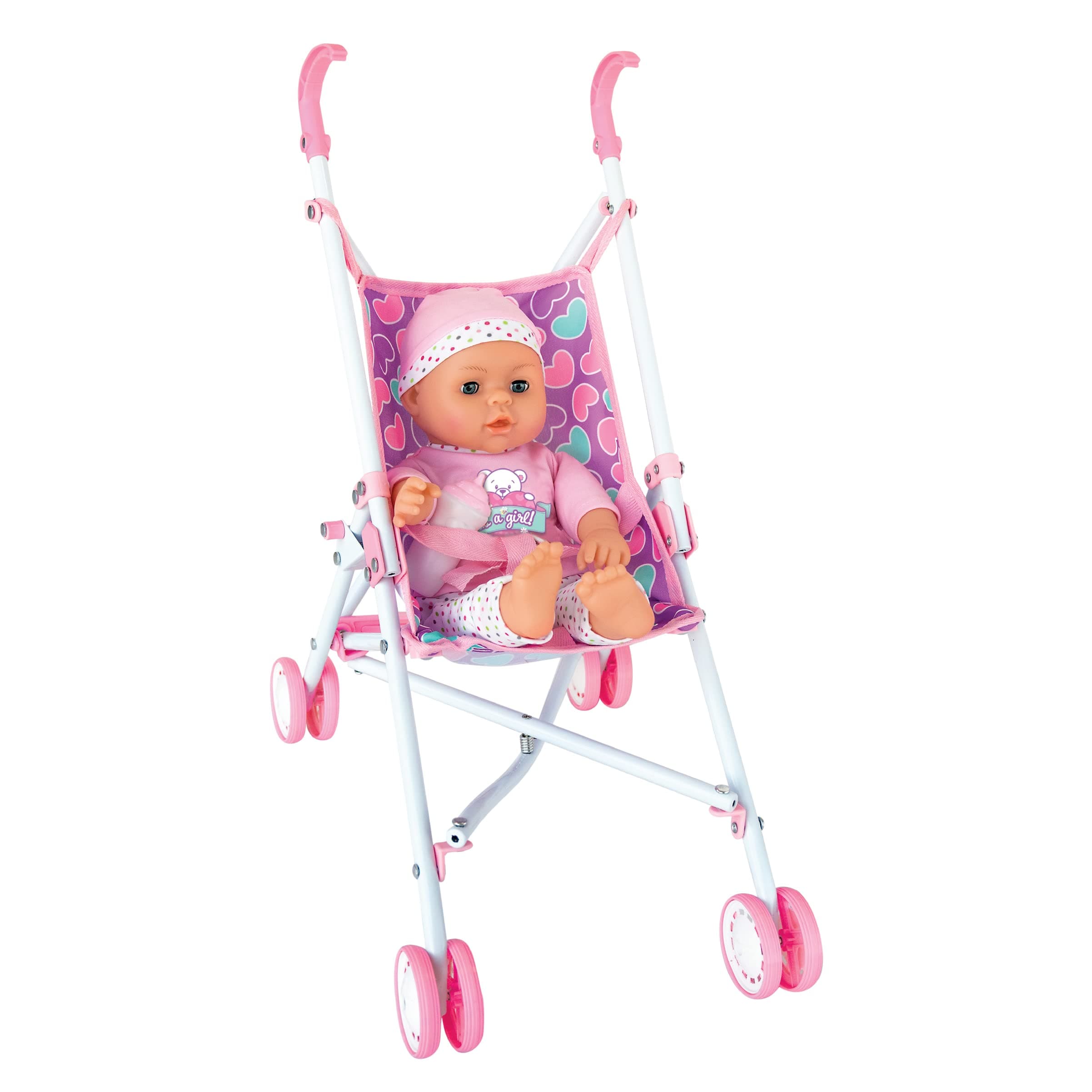 Amoura Baby Doll Stroller With Doll