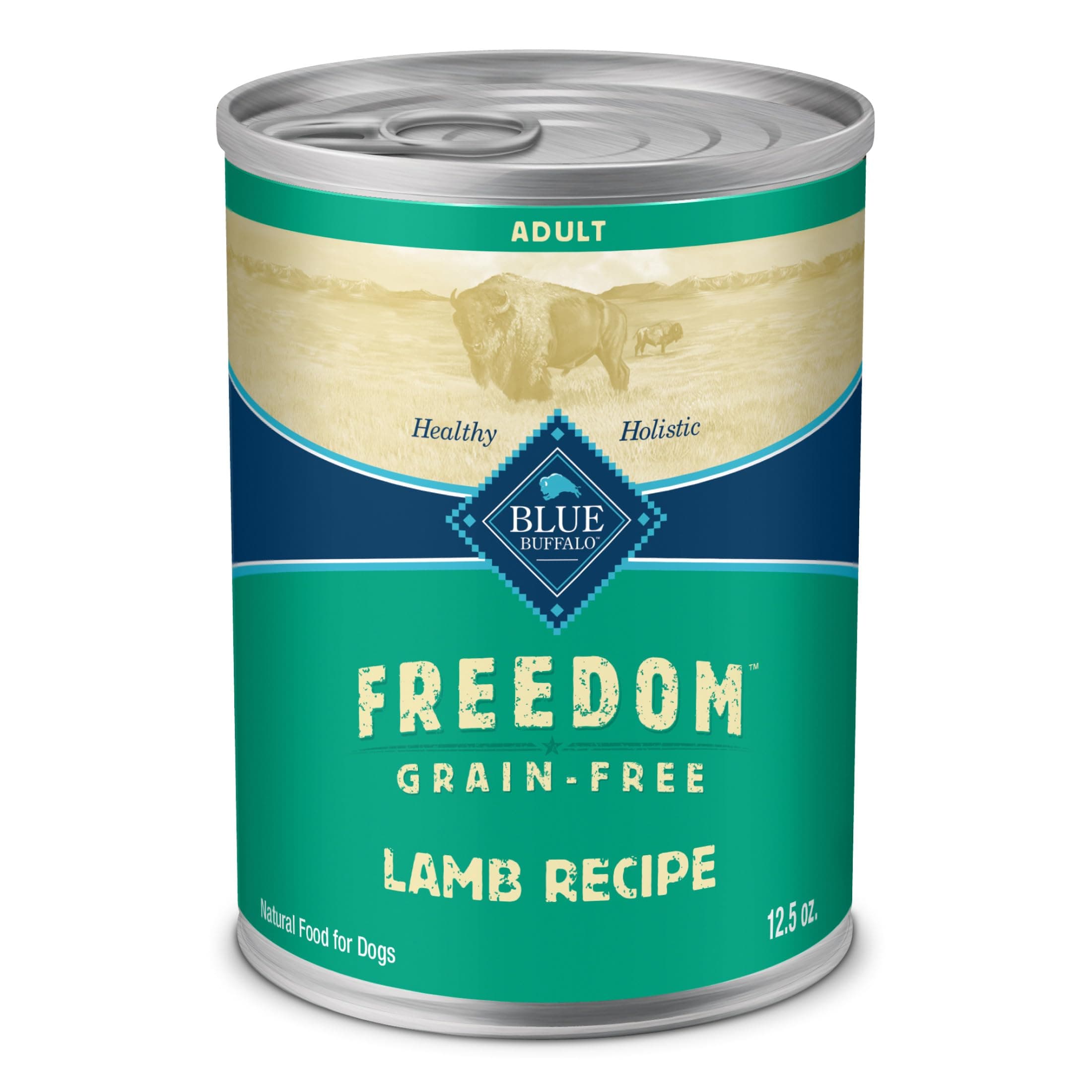 Freedom Grain-Free Wet Dog Food, Free of Glutens & Artificial Preservatives, Made with Natural Ingredients, Lamb Recipe, 12.5-oz. Cans (12 Count)