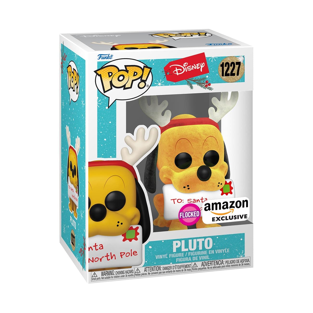 POP! Disney: Holiday - Pluto - Flocked - Collectable Vinyl Figure - Gift Idea - Official Merchandise - for Kids & Adults - Movies Fans - Model Figure for Collectors