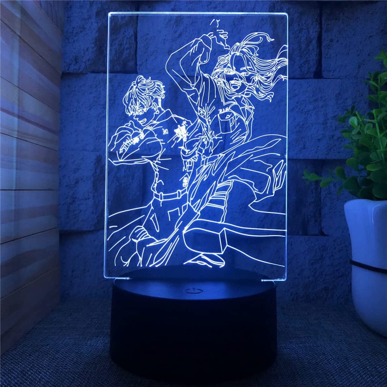 Lava Lamps for Kids Tokyo Revengers Baji Keisuke C 3D Night Light 16 Color Change Decor Lamp - Toys & Gifts for Boys Girls and Anime Fans