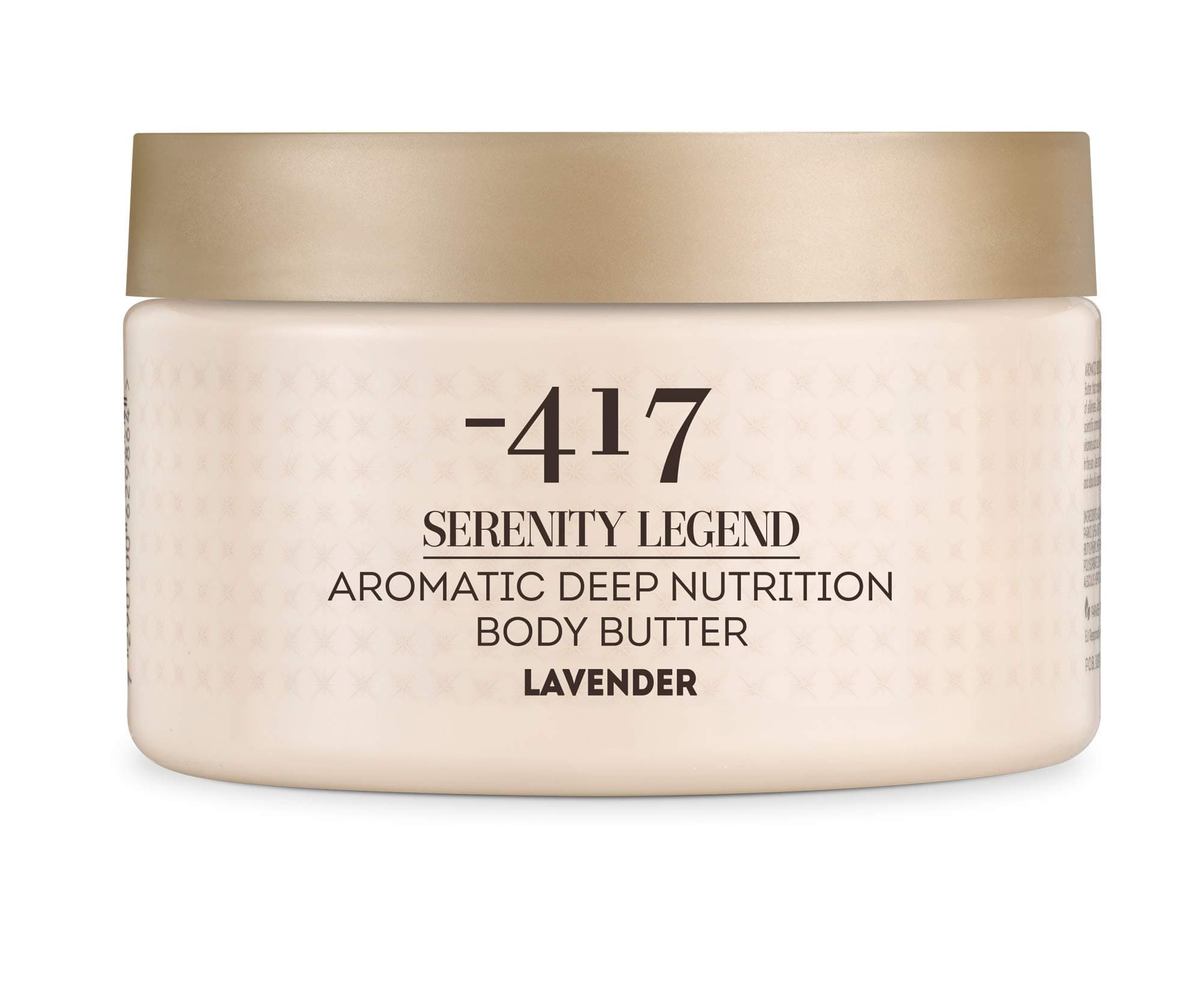 -417 Body Butter Lavender, Smoothing Moisturizer – Shea Butter and Dead Sea Salt Cosmetics, Aromatic Body Butter for Dry Skin Serenity Legend Collection