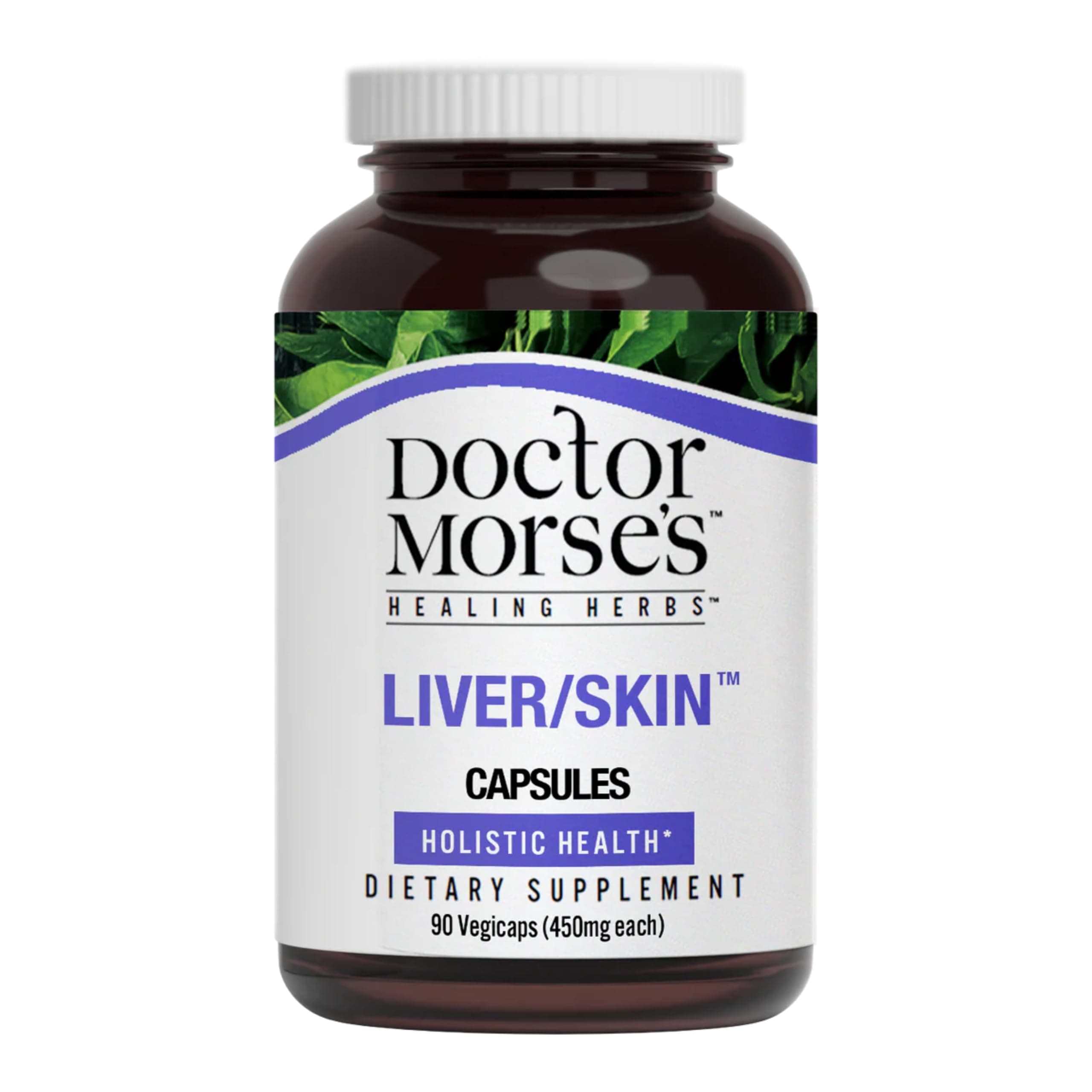 Doctor Morse's Liver/Skin Care Supplement - Natural Digestive System Health & Elimination Support - Naturopath Formulated - Milk Thistle Seed, Burdock, Bayberry, Dandelion Root - 90 Capsules
