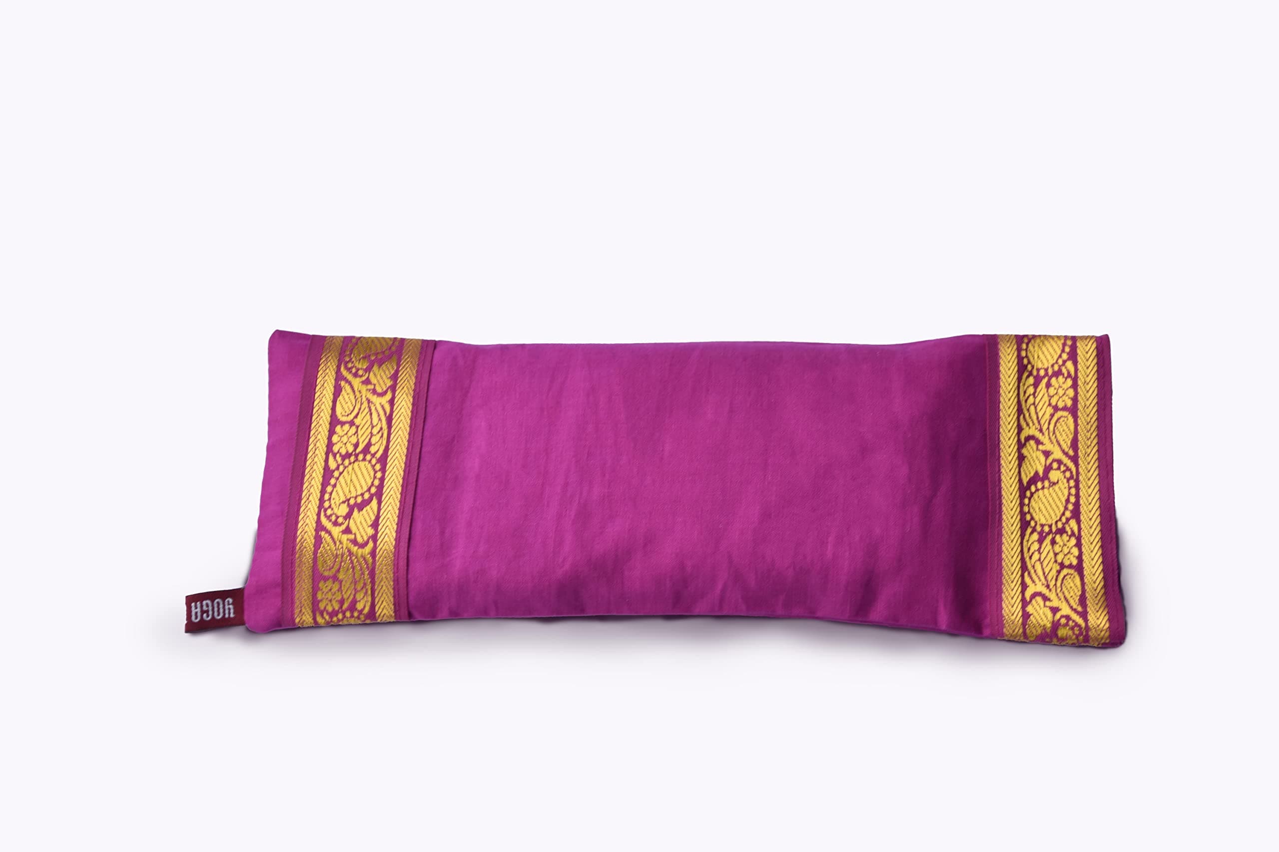 Yoga United 100% Cotton Lavender and Linseed Eye Pillow for Yoga, Relaxation, Meditation, Travel and Gift or Tired Eyes, and Headaches